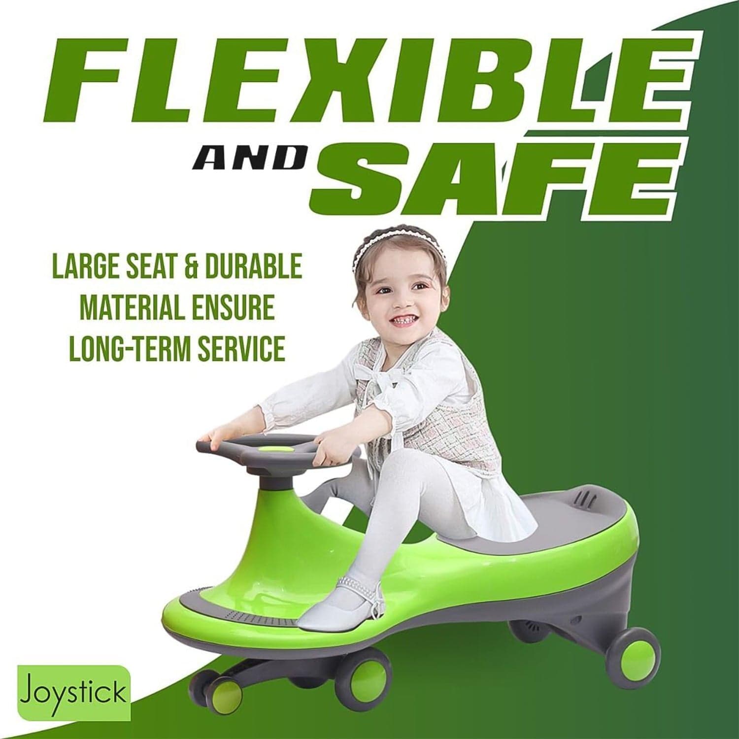 Premium Kids Play Swing Car Kids Ride on Toy (1 Pc / Mix Color) thumbnail 4