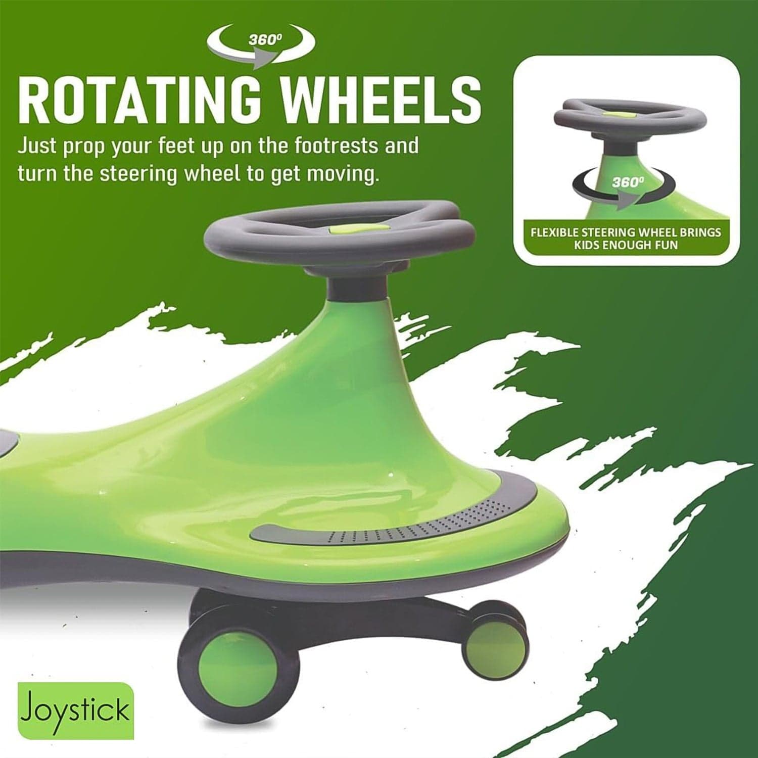 Premium Kids Play Swing Car Kids Ride on Toy (1 Pc / Mix Color) thumbnail 6