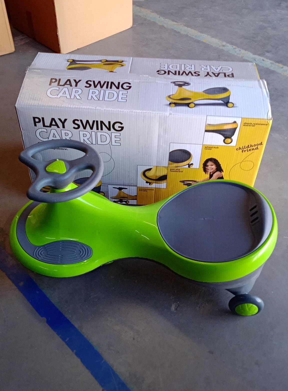 Premium Kids Play Swing Car Kids Ride on Toy (1 Pc / Mix Color) thumbnail 8