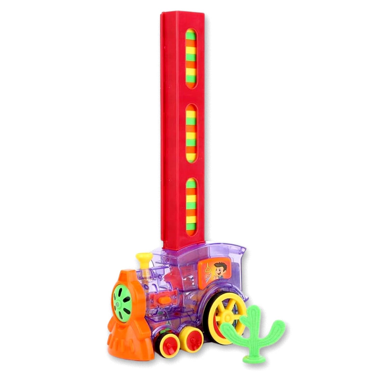 Transparent Funny Train Engine Block Set of 60-Piece Music & Lights (Batteries Not Included) thumbnail 6