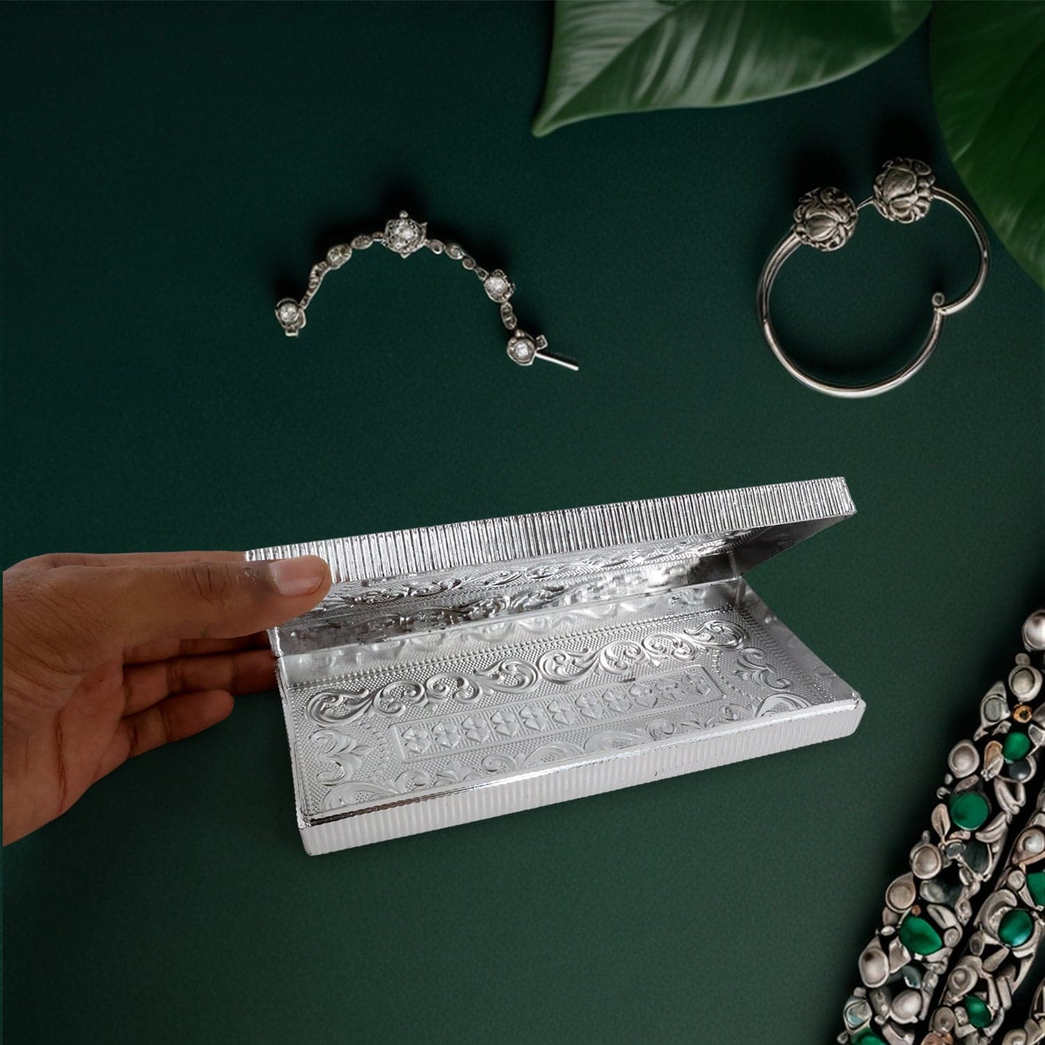Multipurpose Rectangular Shaped Decorative Designer Gifting Cash Box (1 Pc / 20—9 Cm) thumbnail 6