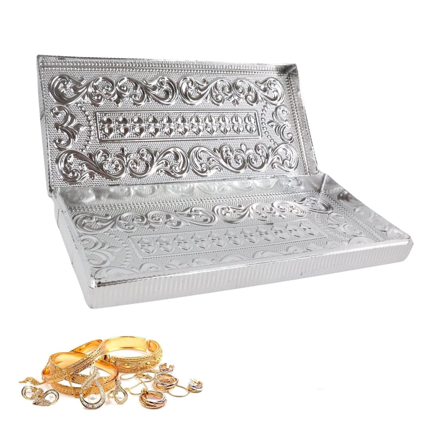Multipurpose Rectangular Shaped Decorative Designer Gifting Cash Box (1 Pc / 20—9 Cm) thumbnail 8