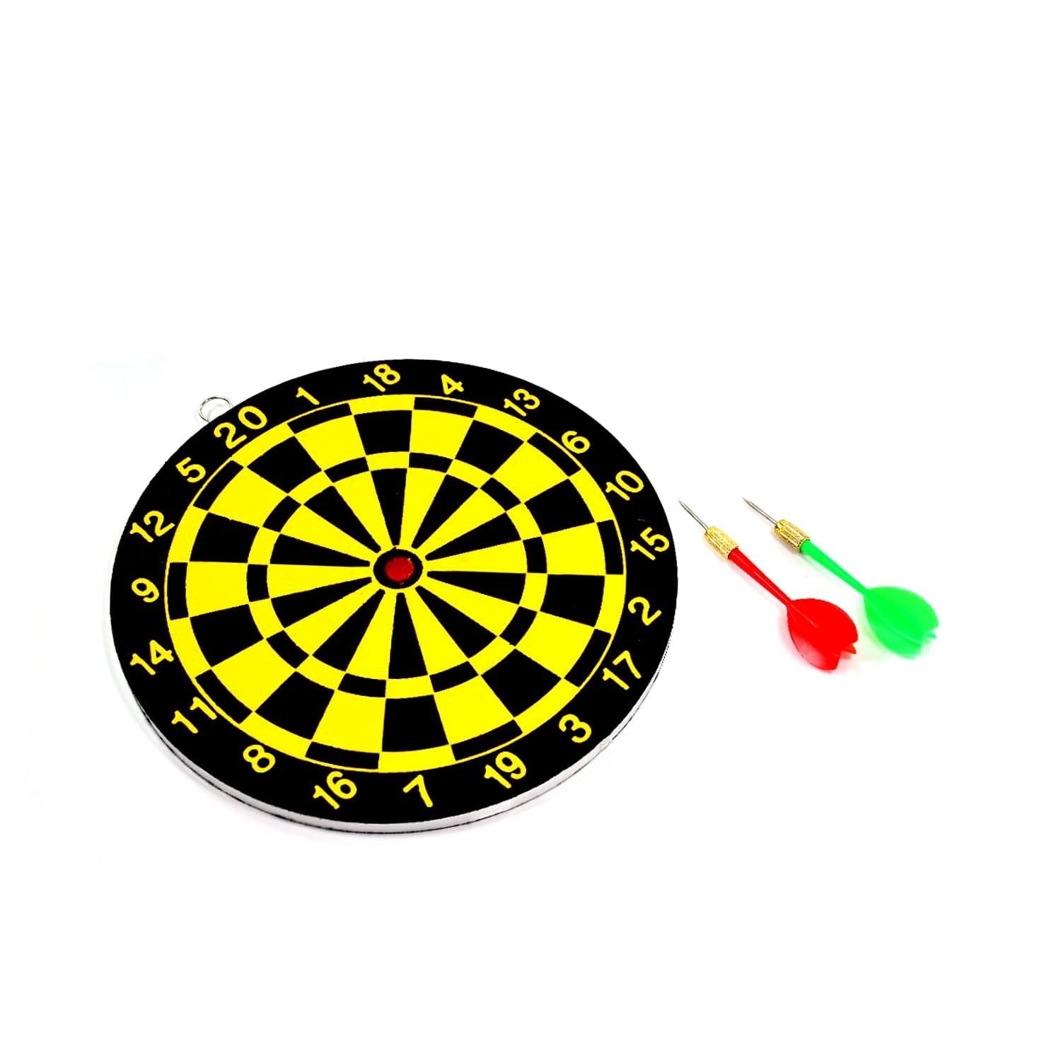 Small Dart Board with 2 Darts Set for Kids Children. Indoor Sports Games Board Game Dart Board Game. thumbnail 3