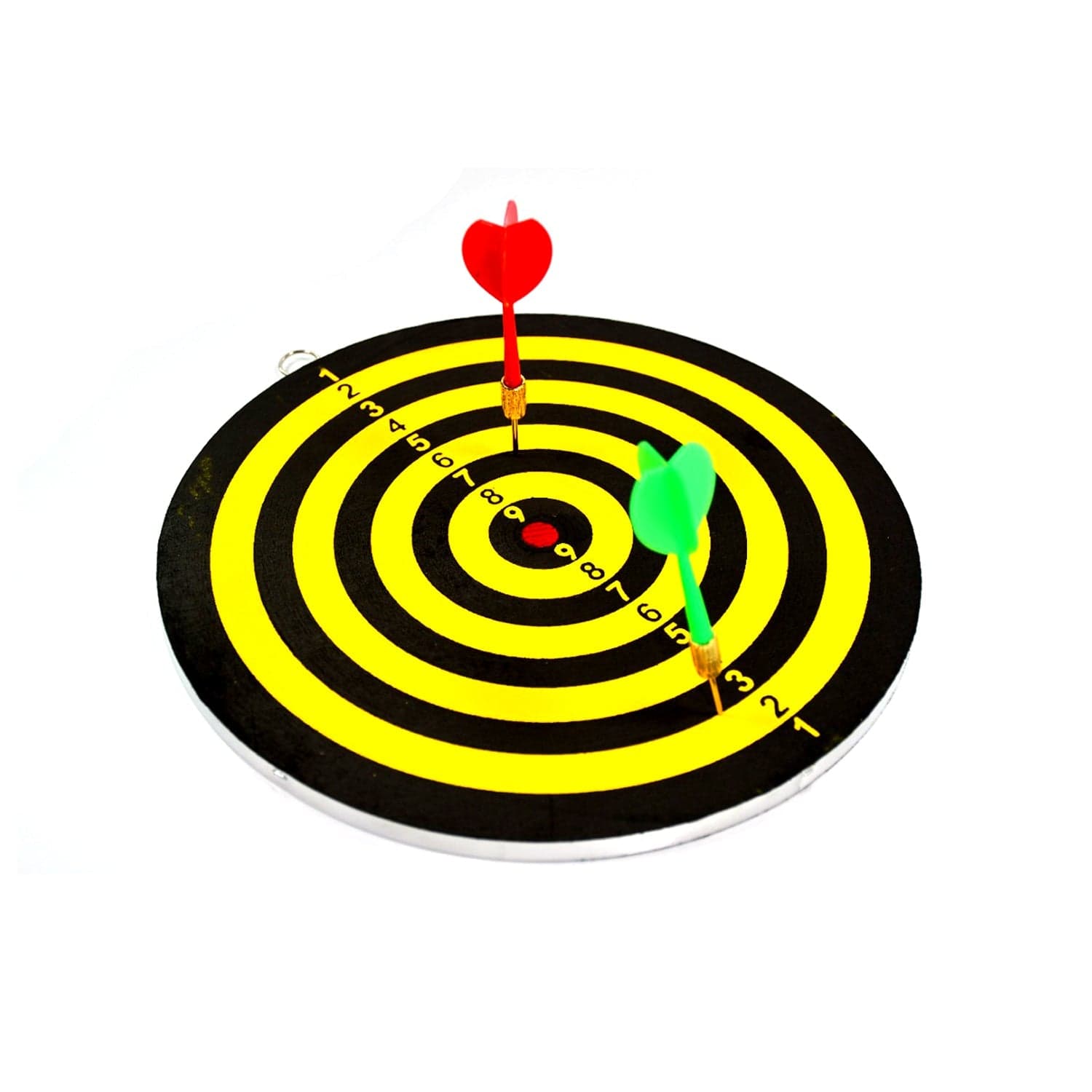 Small Dart Board with 2 Darts Set for Kids Children. Indoor Sports Games Board Game Dart Board Game. thumbnail 4