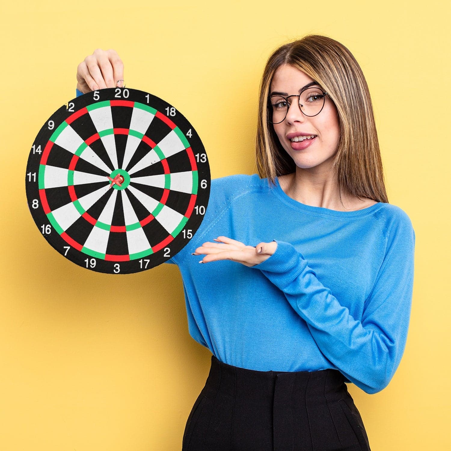 Big size double faced portable dart board with 4 darts set for kids children. indoor sports games board game dart board game. thumbnail 3