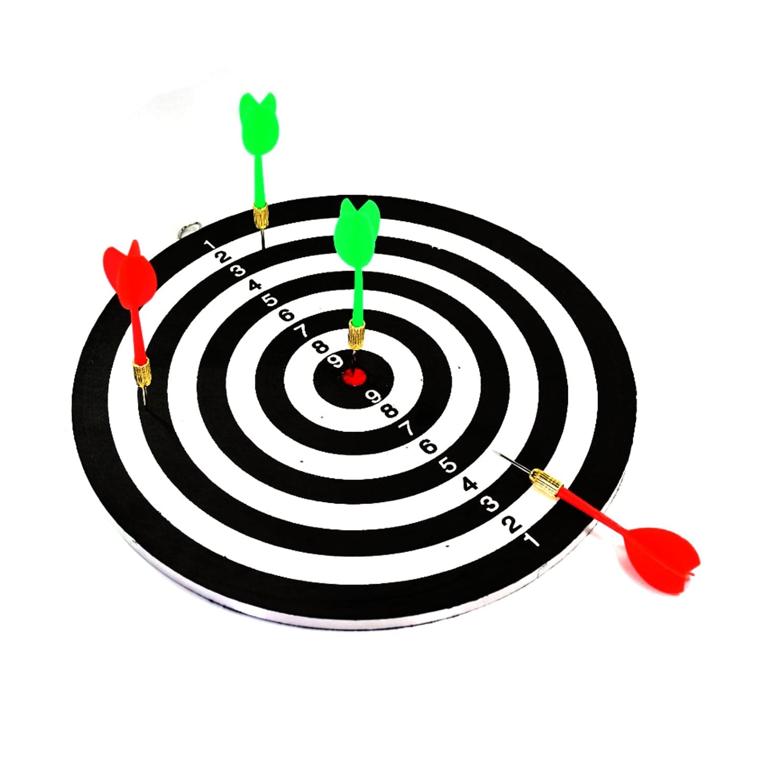 Big size double faced portable dart board with 4 darts set for kids children. indoor sports games board game dart board game. thumbnail 4