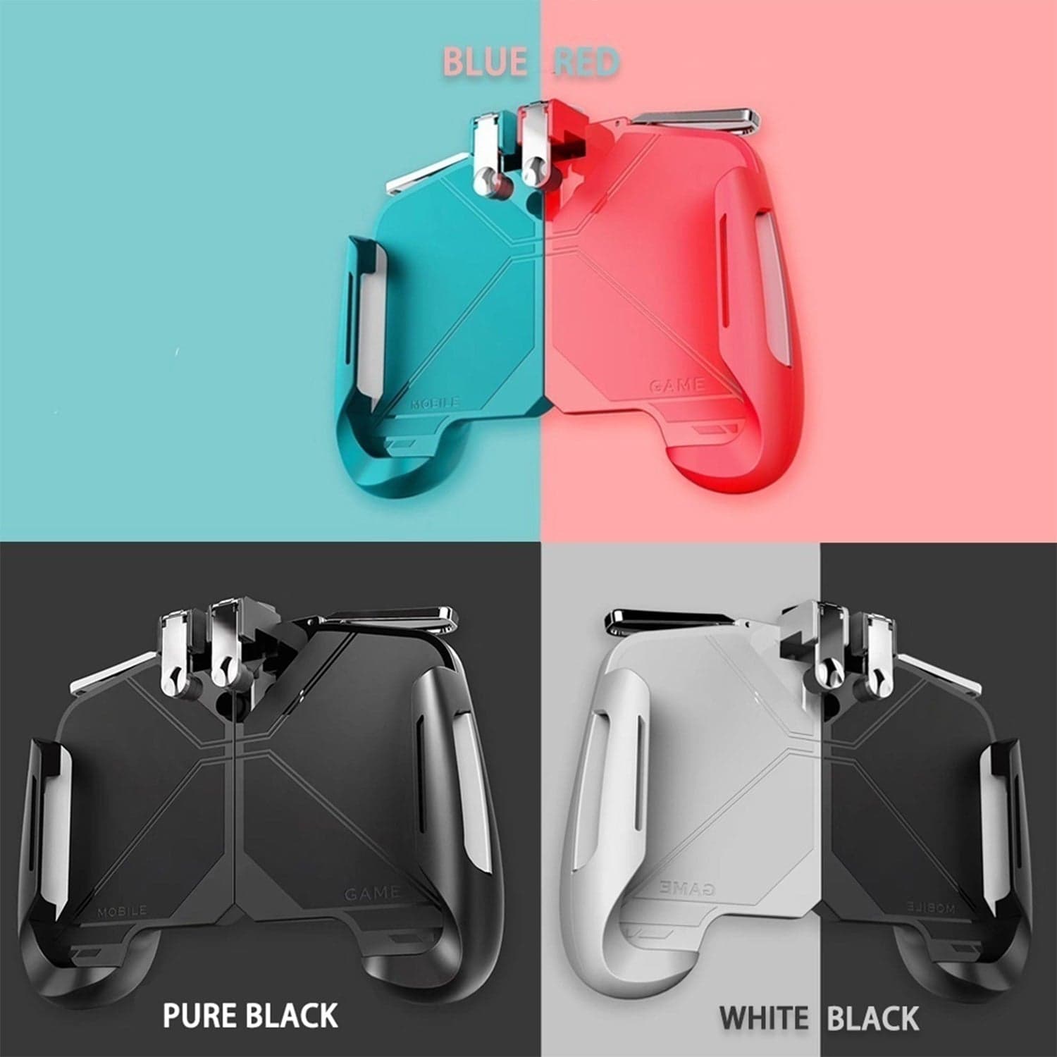 Portable Mobile Game Pad Controller with 4 Triggers For All Games Use of Survival Mobile Controller thumbnail 1