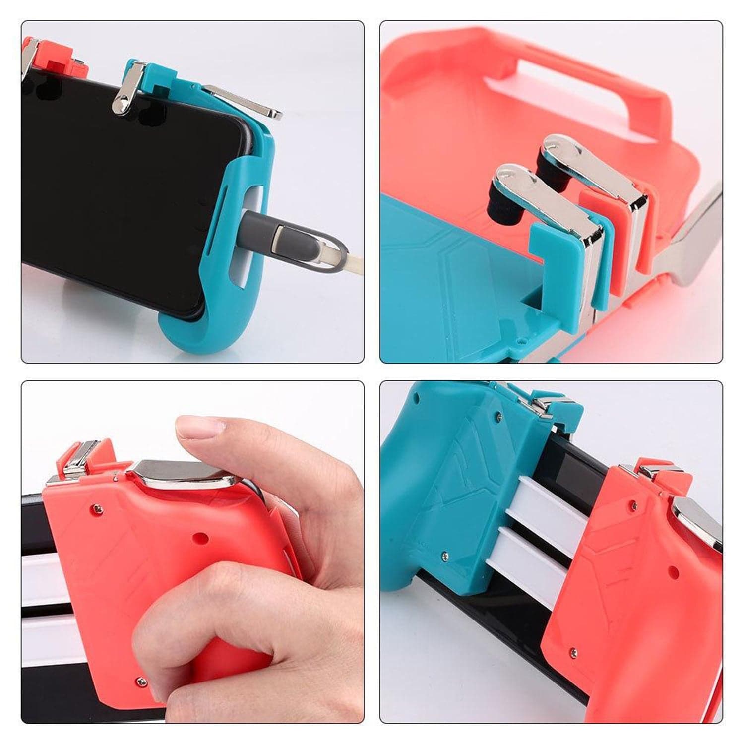 Portable Mobile Game Pad Controller with 4 Triggers For All Games Use of Survival Mobile Controller thumbnail 3