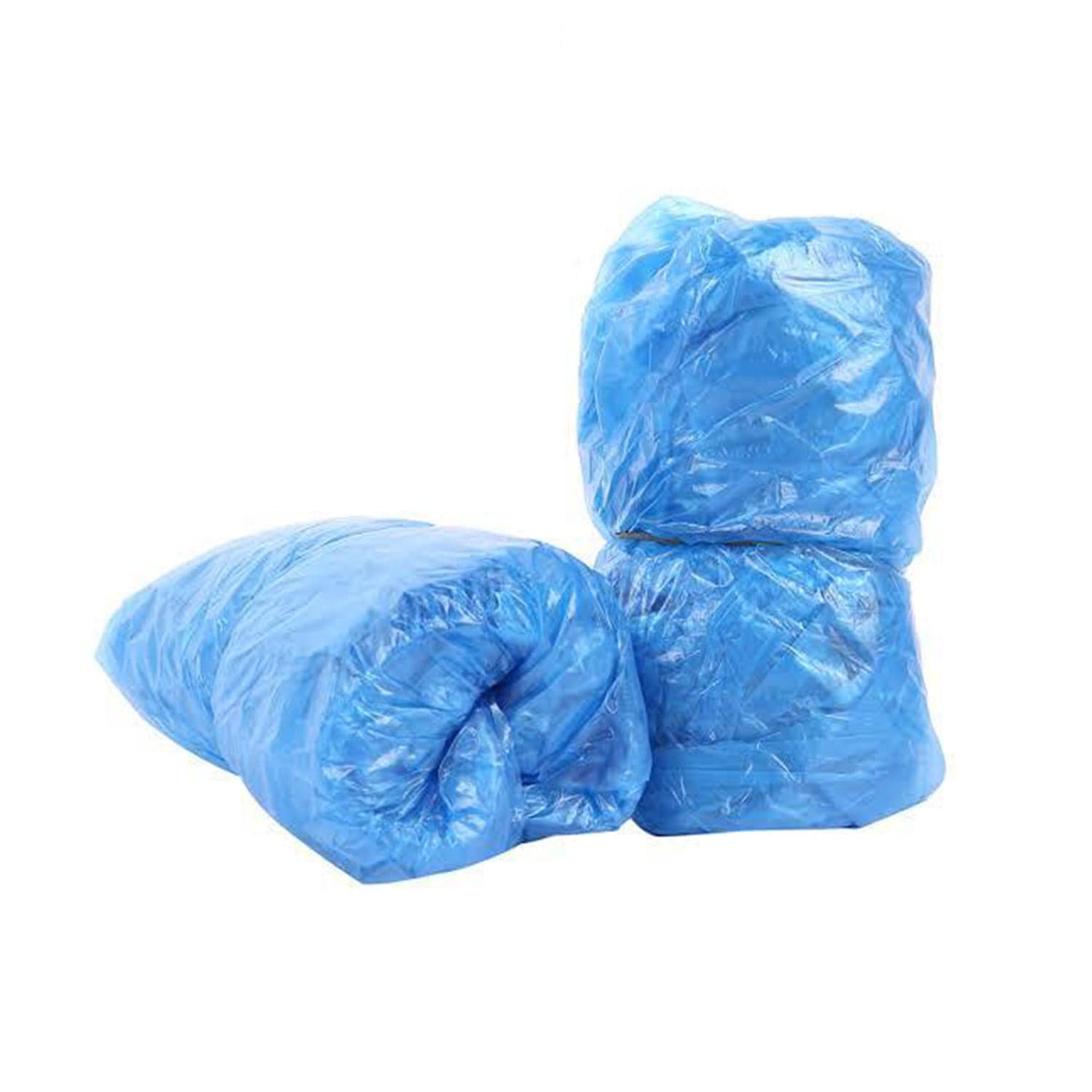 Type Plastic Elastic Top Disposable Shoe Cover for Rainy Season (50 Pairs) thumbnail 4