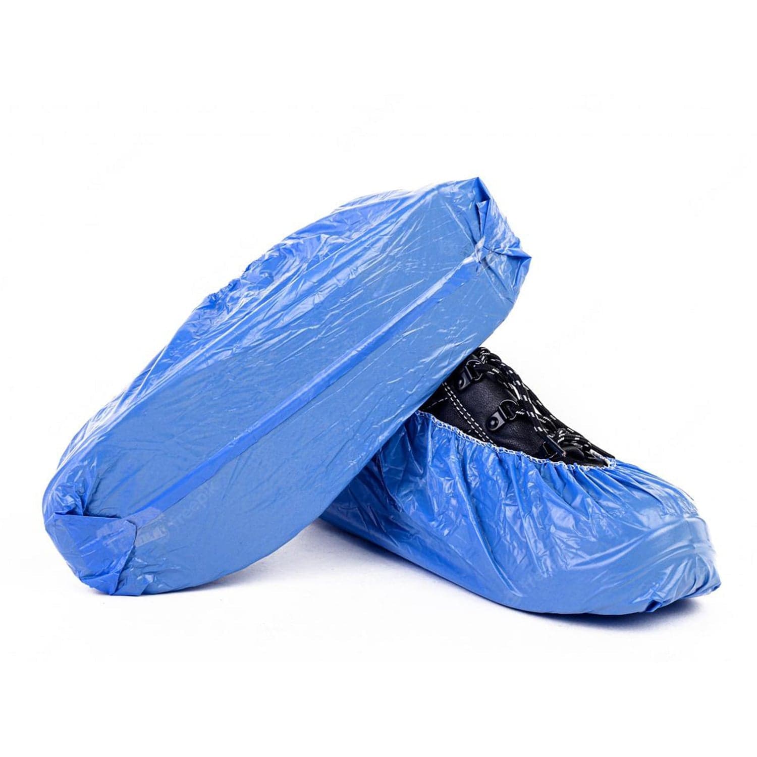 Type Plastic Elastic Top Disposable Shoe Cover for Rainy Season (50 Pairs) thumbnail 8