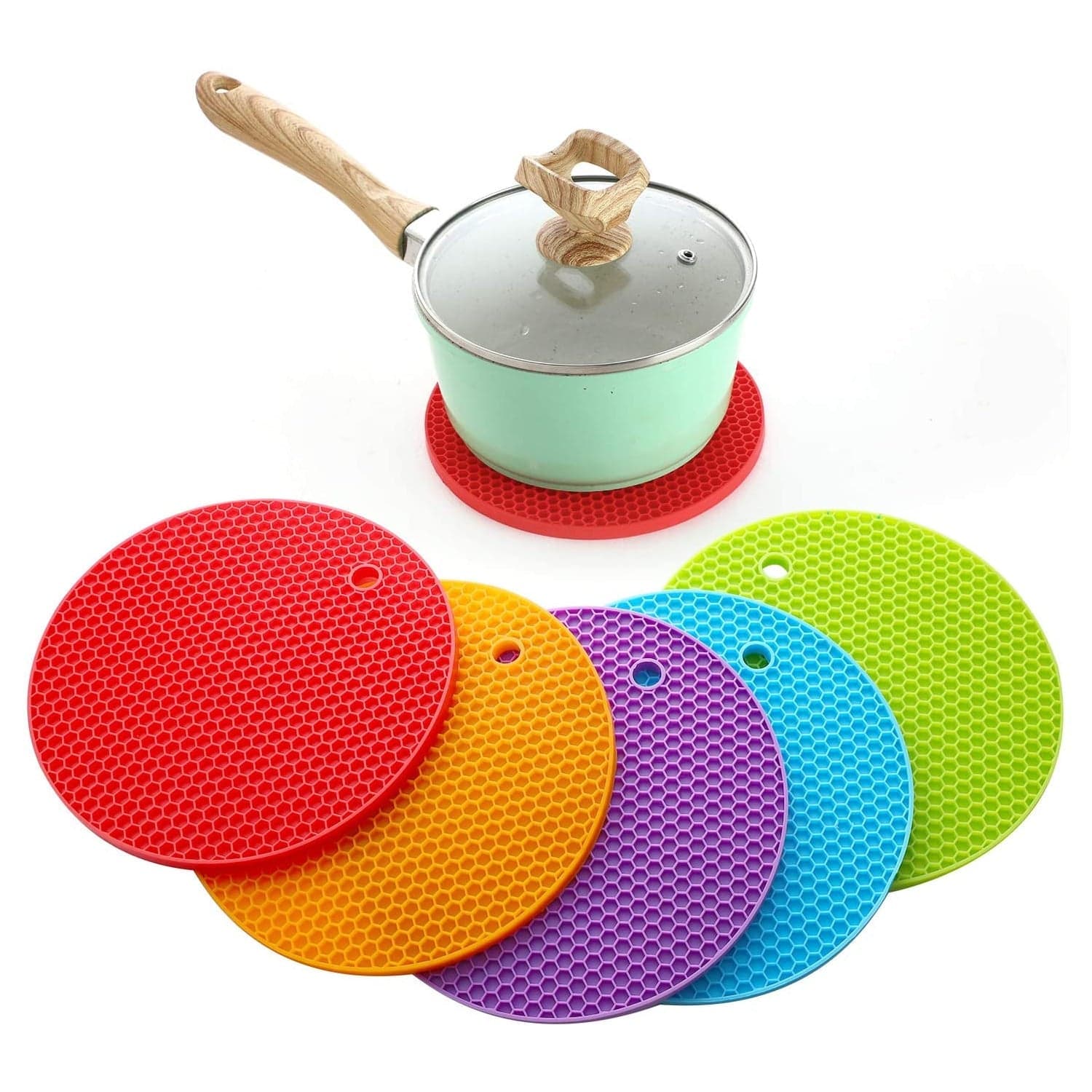 Silicone Trivet for Hot Dish and Pot, Silicone Hot Pads ( 1 pcs ) thumbnail 6