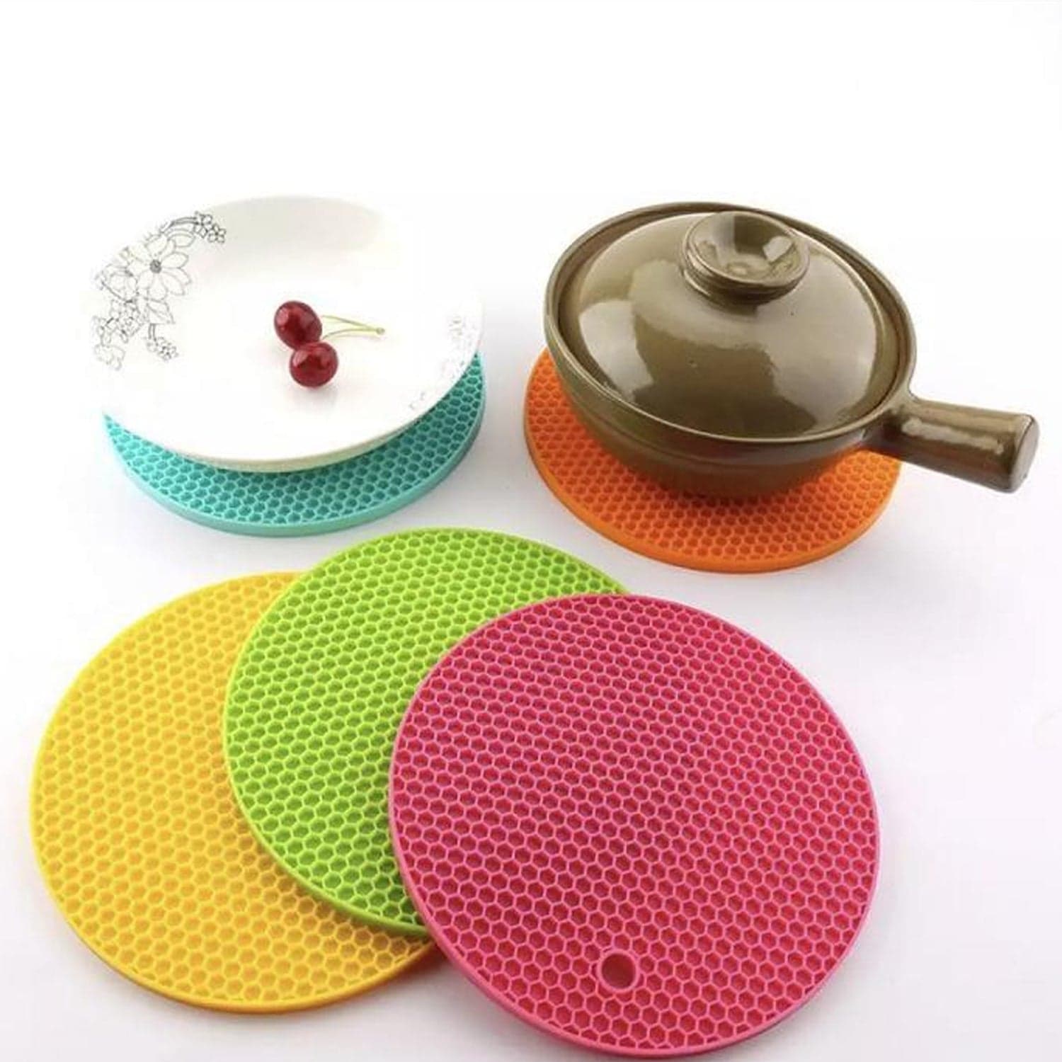 Silicone Trivet for Hot Dish and Pot, Silicone Hot Pads ( 1 pcs ) thumbnail 7