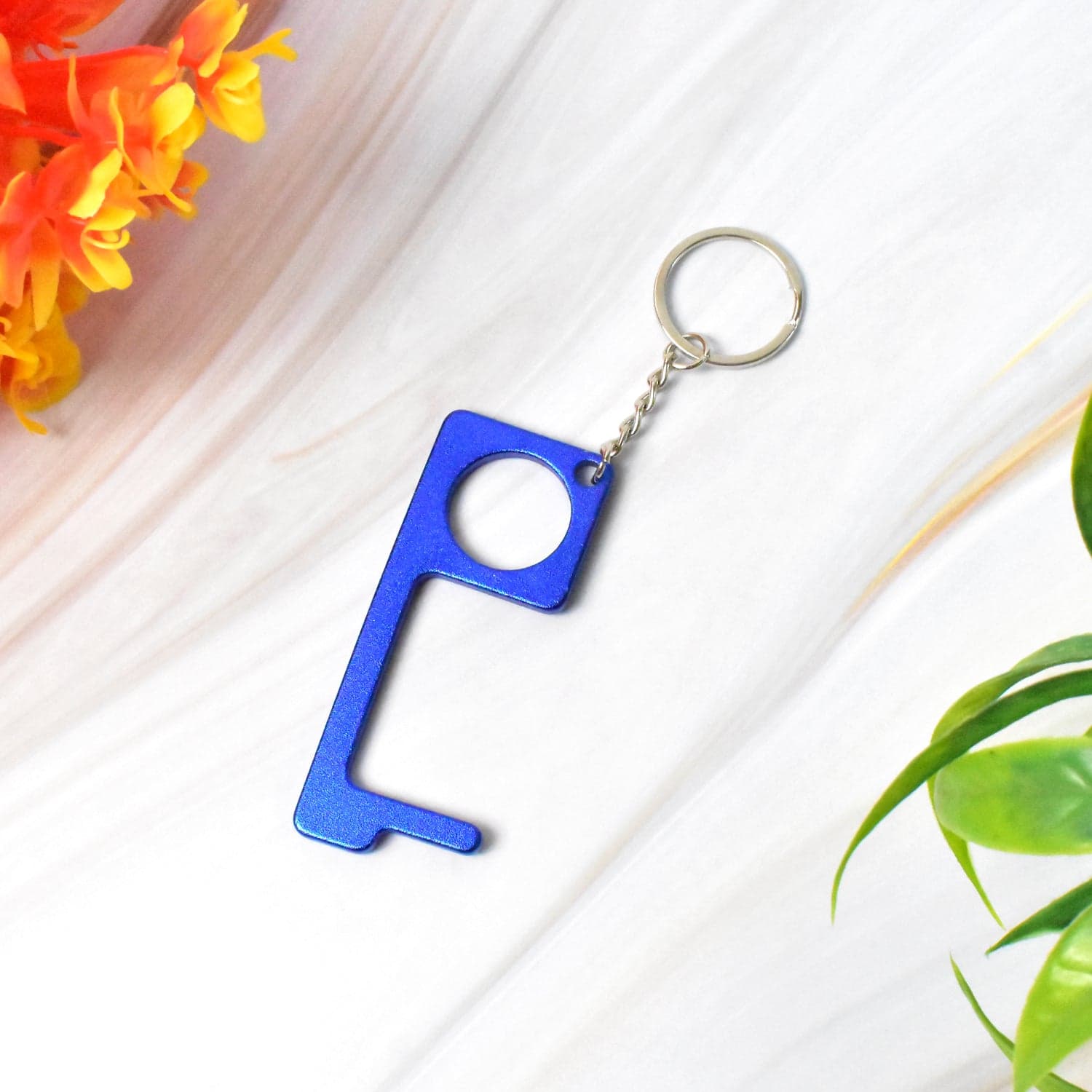 Metal Key Shape Keychain, Door Opener Tool (1 Pc) thumbnail 4