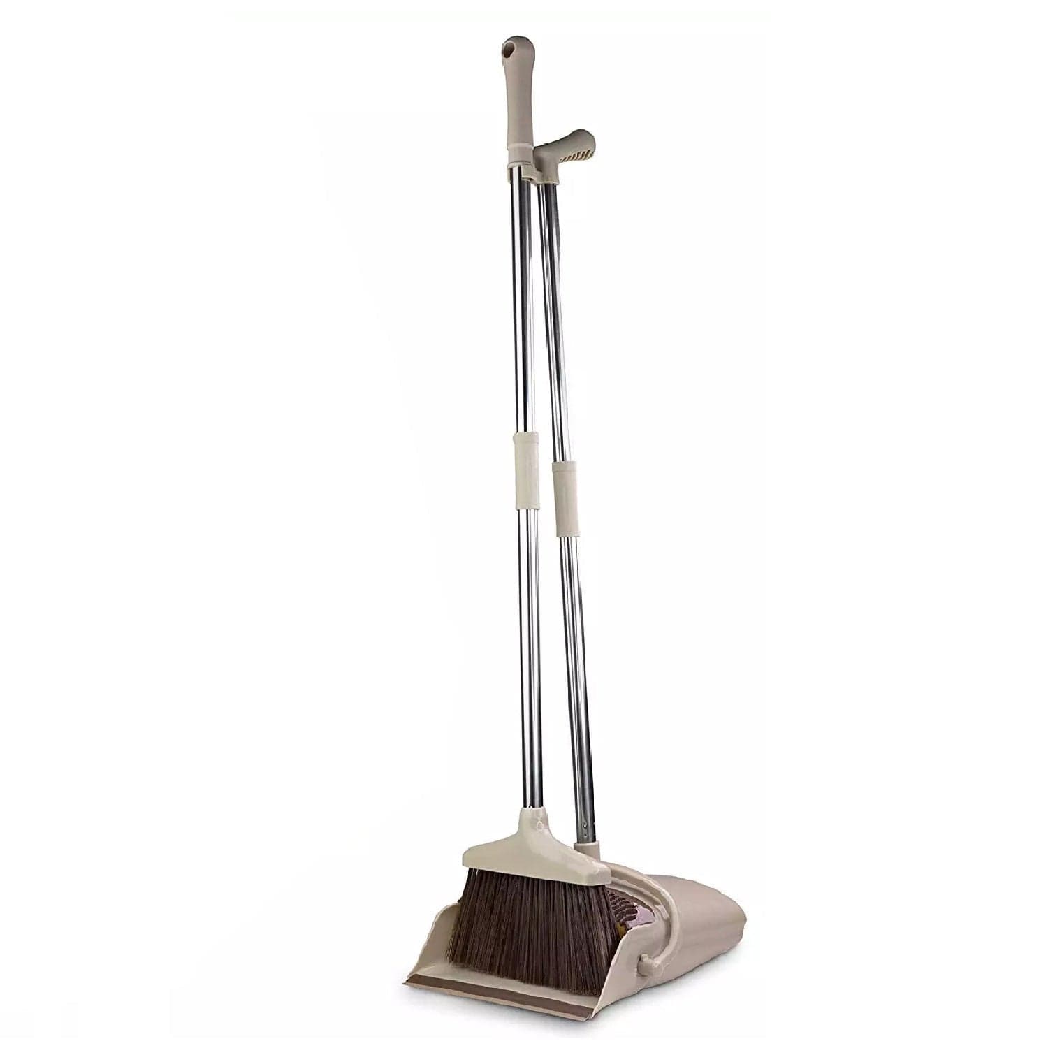 Handle Dustpan and Brush for Sweeping & Cleaning Dust Pan and Broom Handled, Supdi thumbnail 4