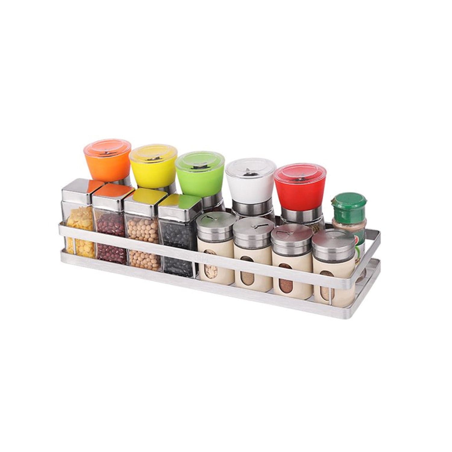 25 cm Metal Space Saving Multi-Purpose rack for Kitchen Storage Organizer Shelf Stand. thumbnail 4