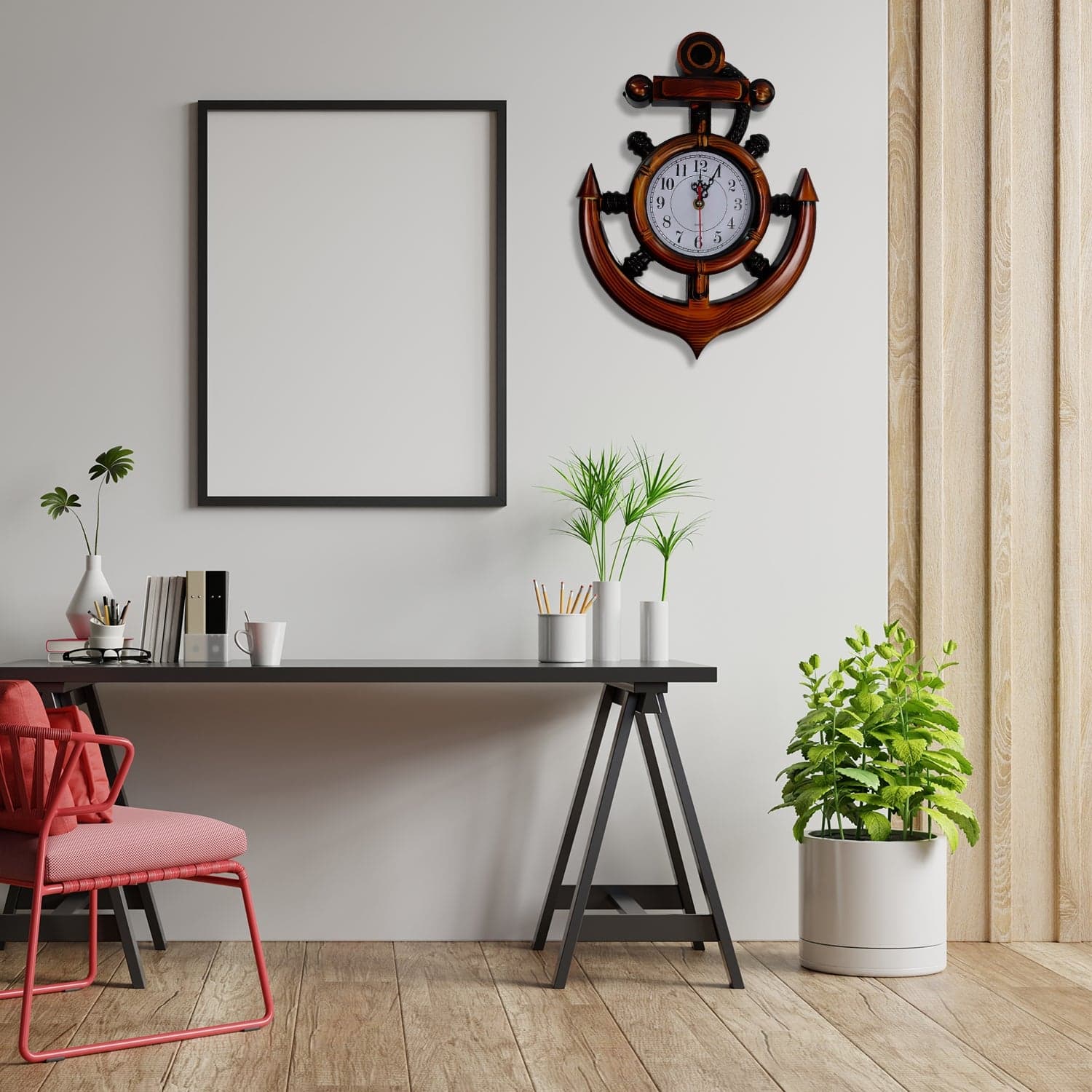 Anchor Wall Clock for Home thumbnail 3
