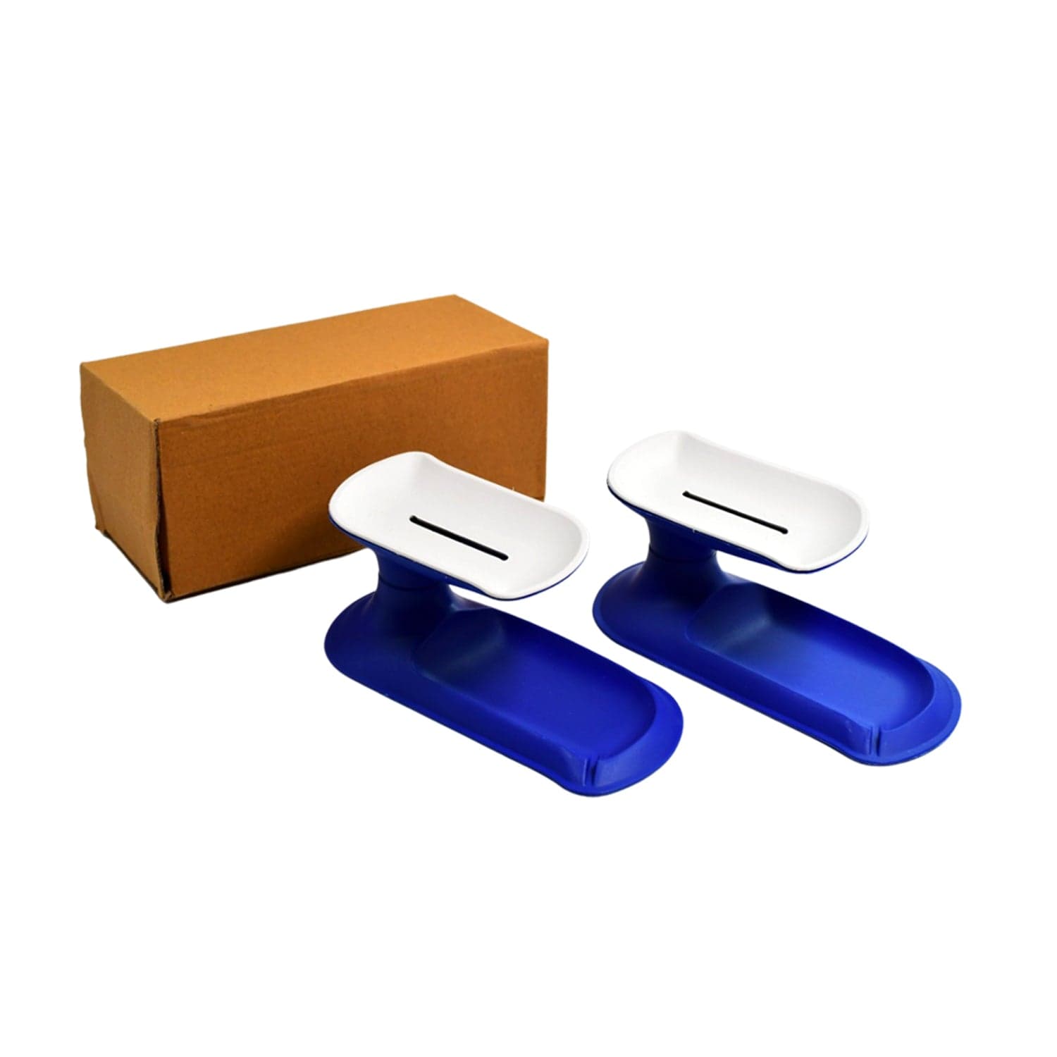 Plastic Double Layer Soap Dish Holder| Decorative Storage Holder Box For Bathroom thumbnail 5