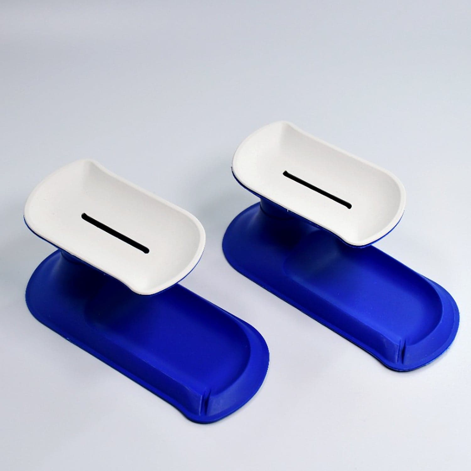 Plastic Double Layer Soap Dish Holder| Decorative Storage Holder Box For Bathroom thumbnail 6