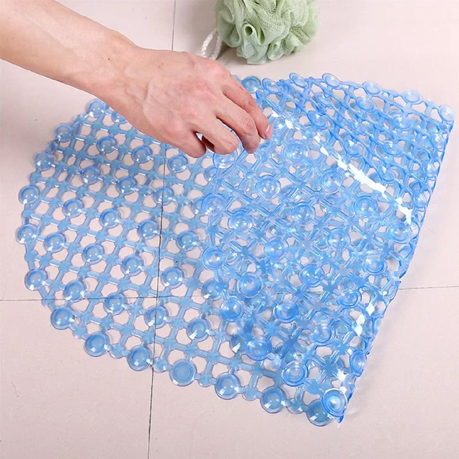 Nonslip Soft Rubber Bath Mat For Bathtub And Shower thumbnail 6