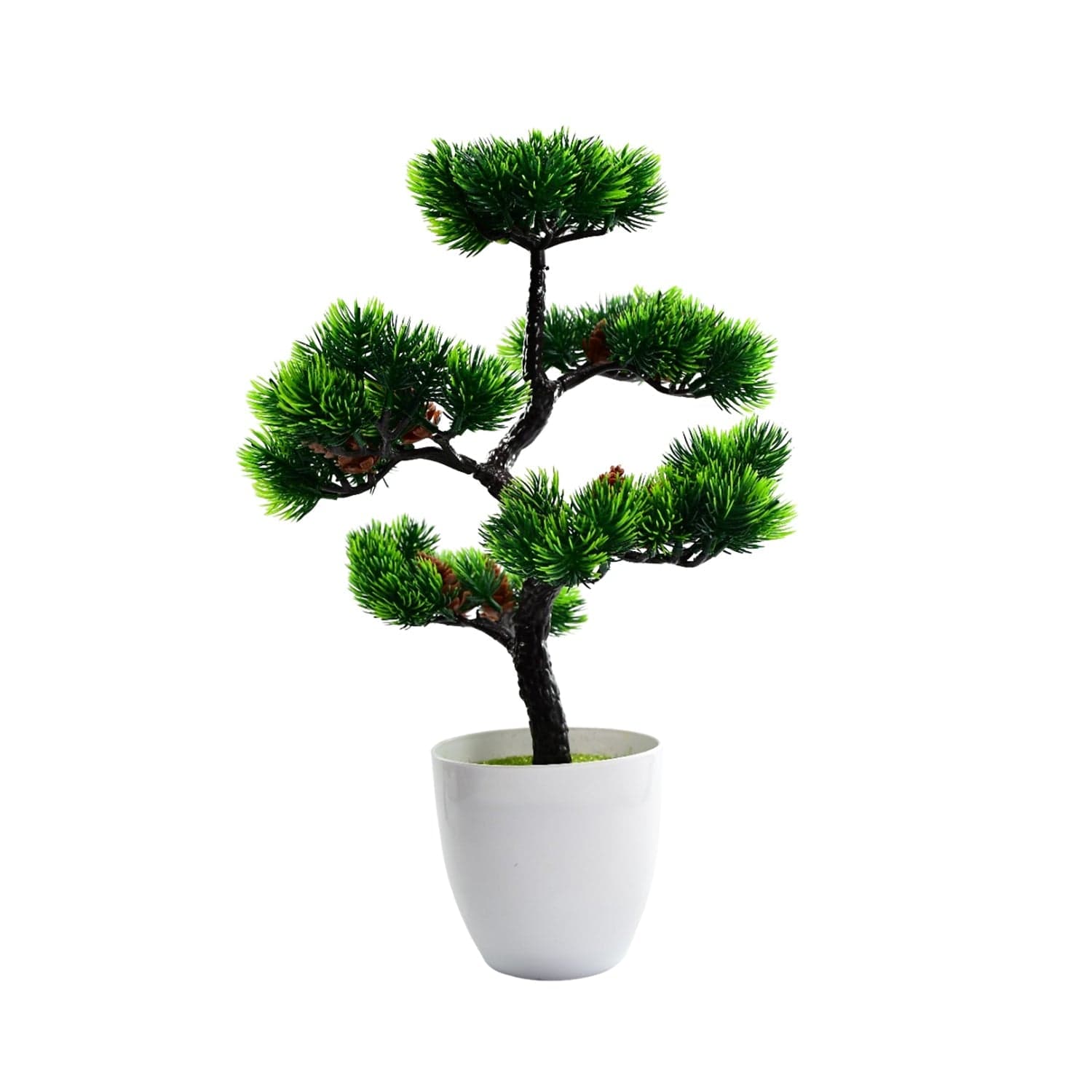 Artificial Potted Plant with Round Pot thumbnail 3