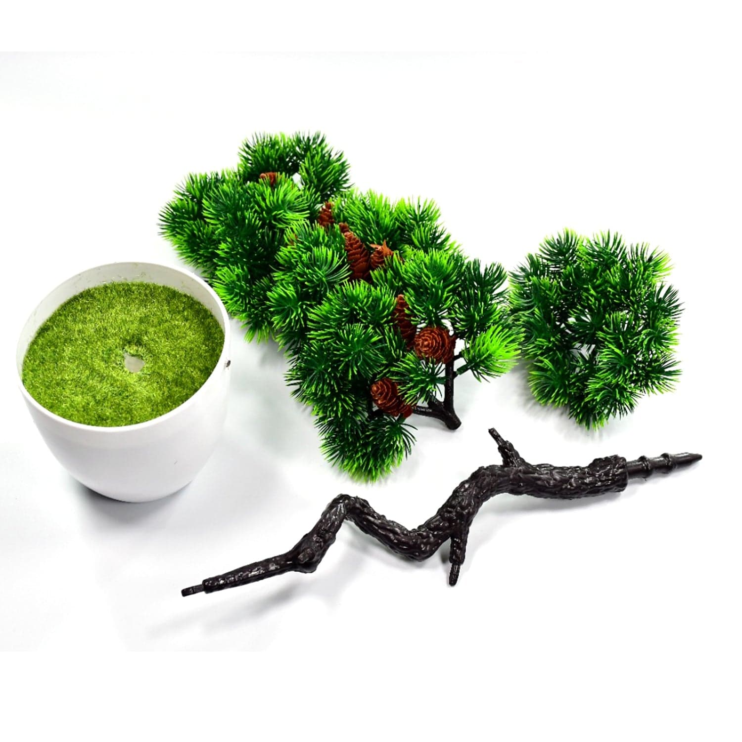 Artificial Potted Plant with Round Pot thumbnail 4