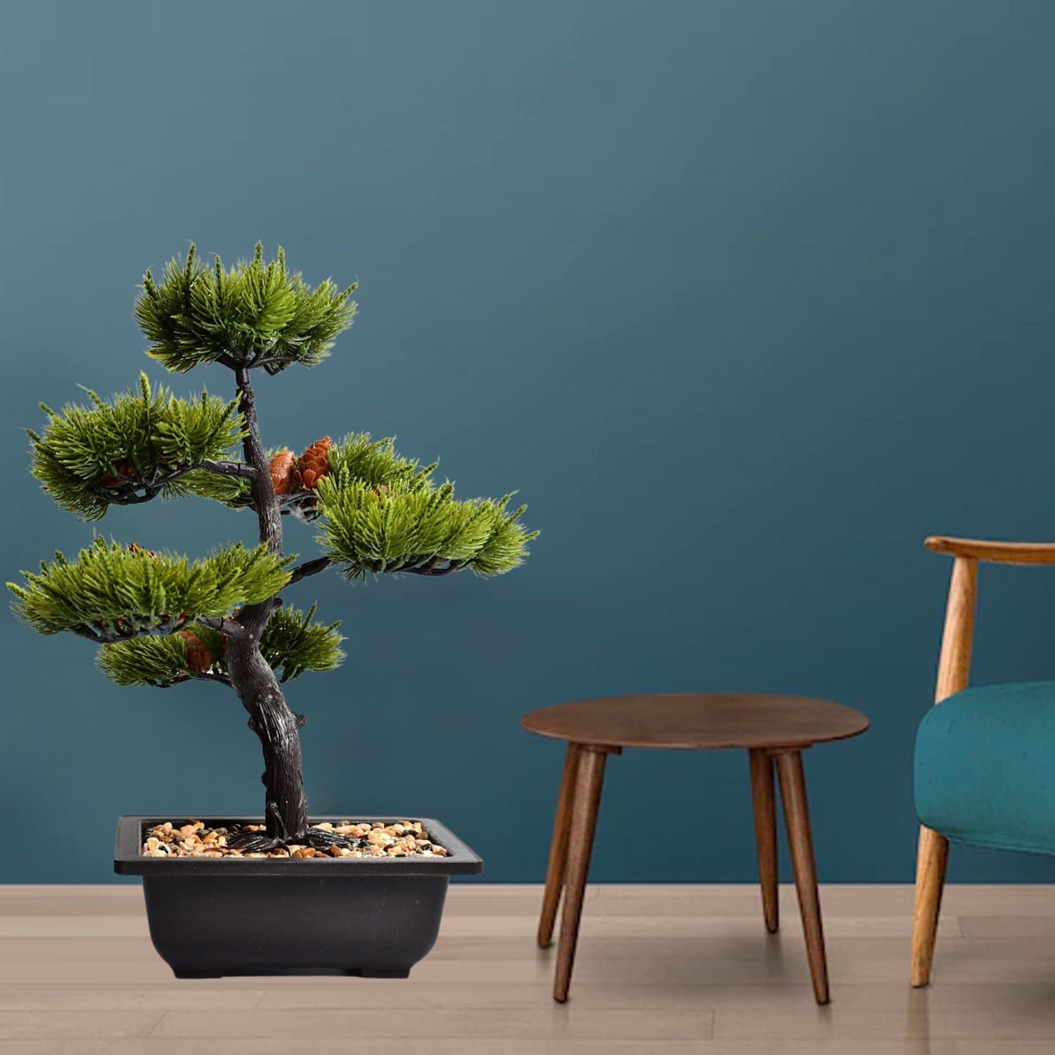 Artificial Potted Plant with Square Pot thumbnail 3