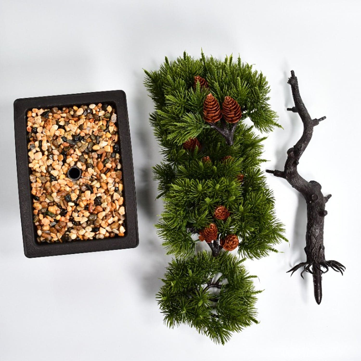 Artificial Potted Plant with Square Pot thumbnail 6