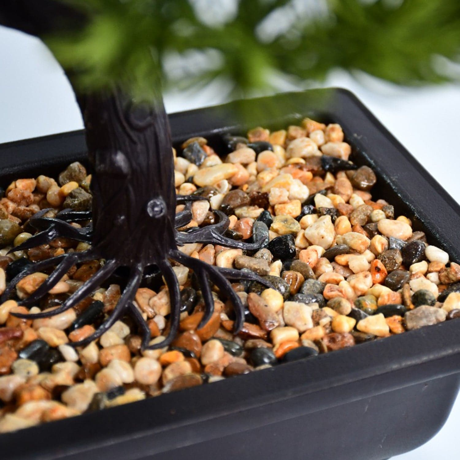 Artificial Potted Plant with Square Pot thumbnail 7