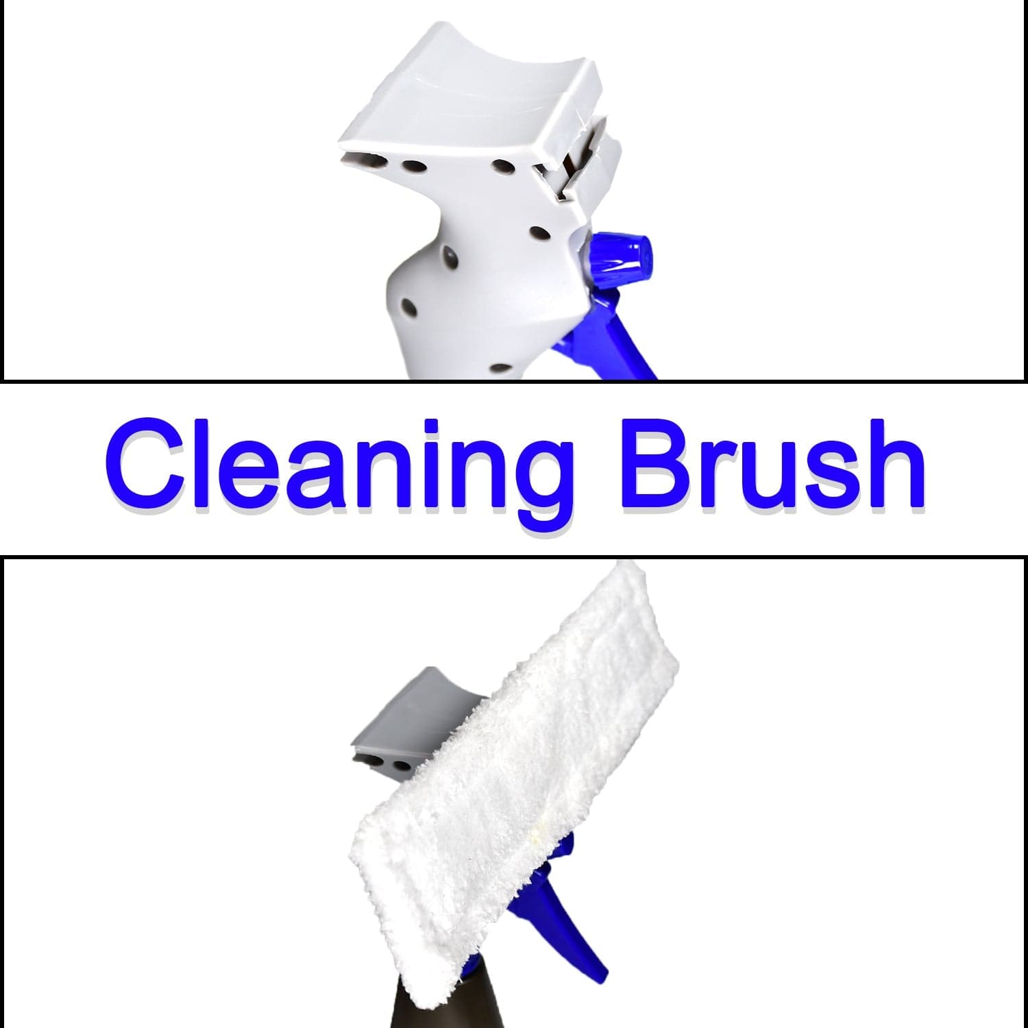 Plastic Easy Glass Cleaner 3 in 1 Spray Type Cleaning Brush, Pack of 1 thumbnail 4