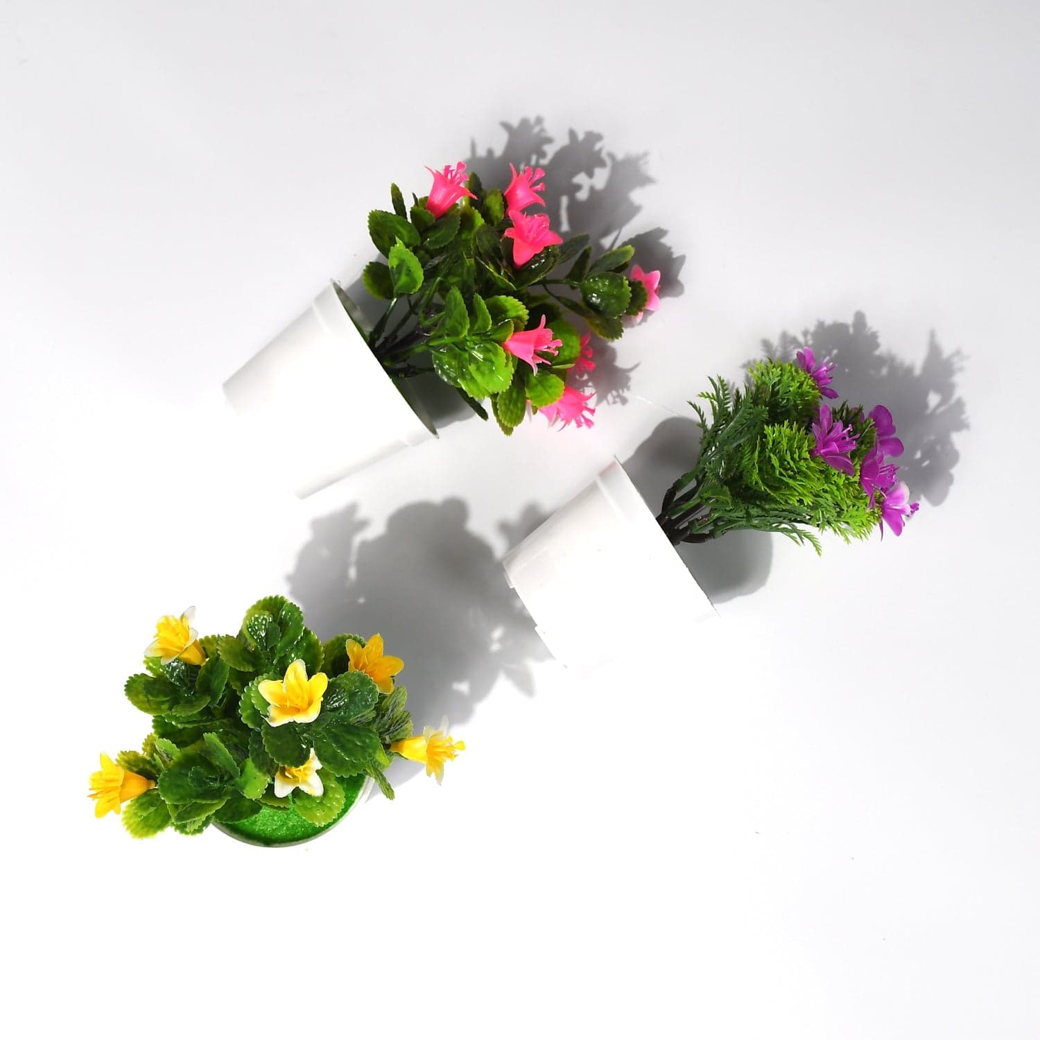 Flower Pot Artificial Decoration Plant | Natural Look & Plastic Material For Home  thumbnail 7