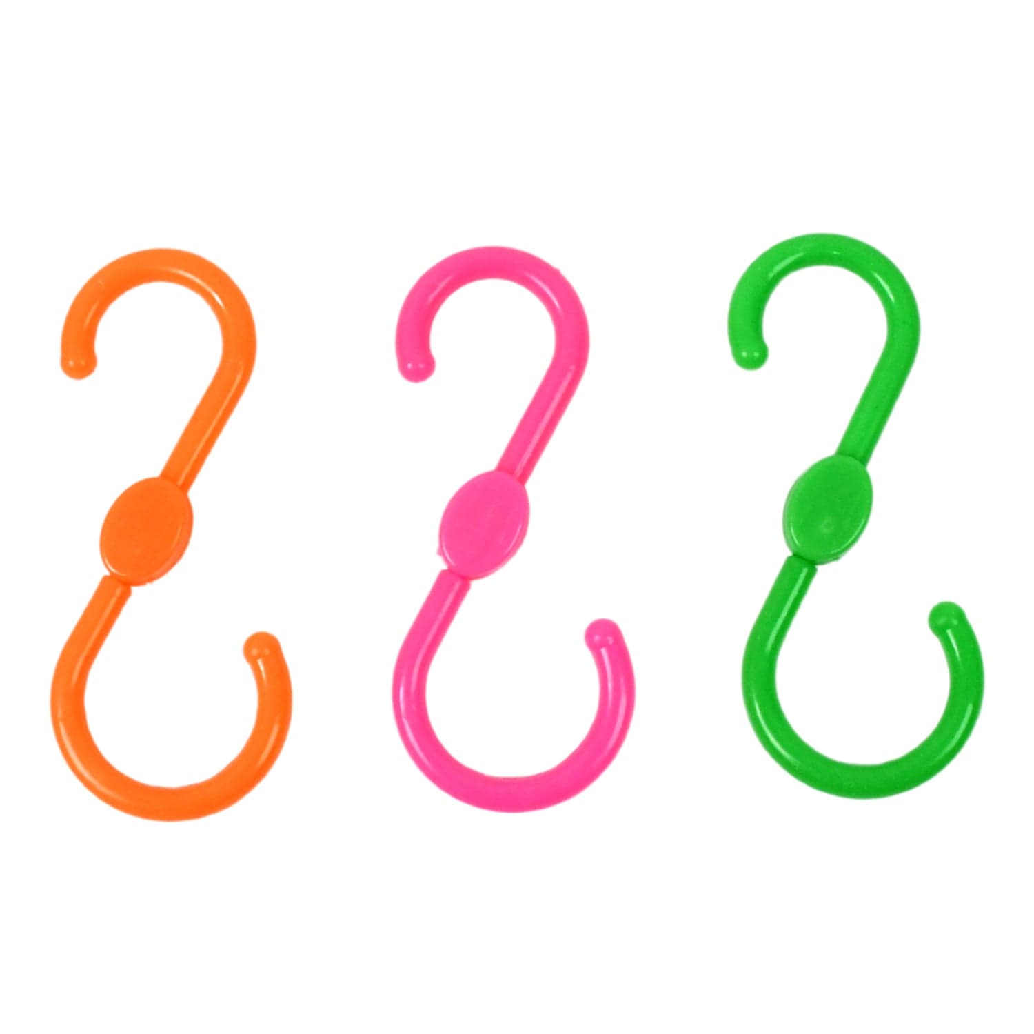 S Shape Plastic Hooks Hanger for Hanging Cloth (3 Pcs Set) thumbnail 5
