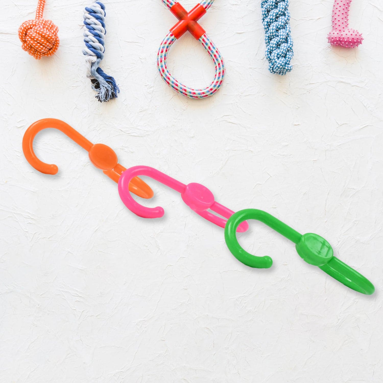 S Shape Plastic Hooks Hanger for Hanging Cloth (3 Pcs Set) thumbnail 6