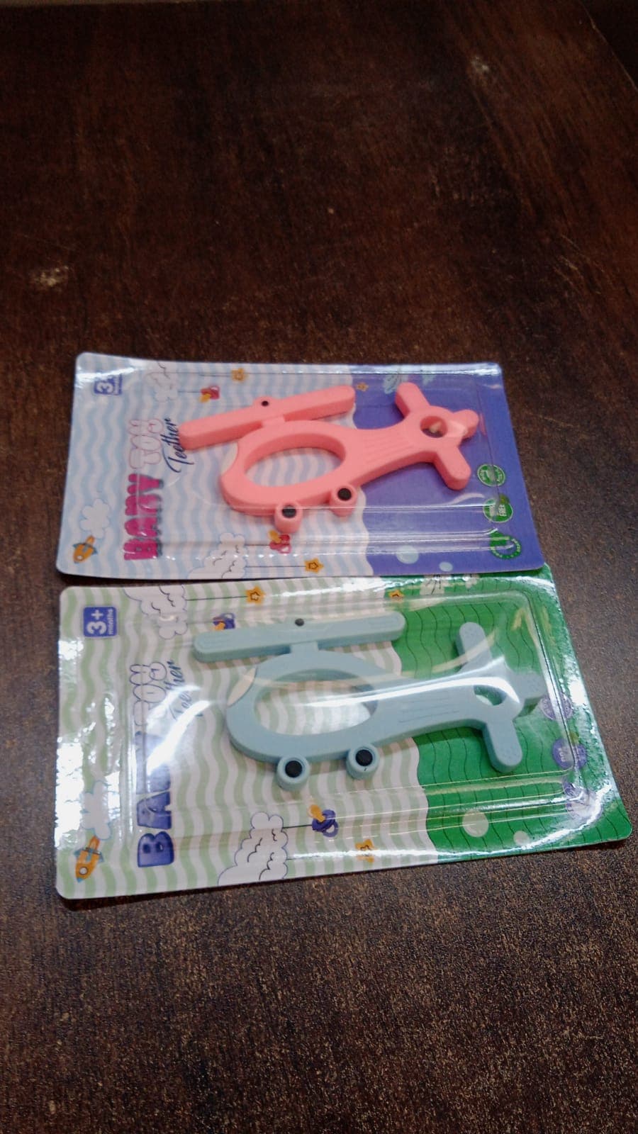 Silicone Helicopter Shape Teether for Baby (1 Pc / Mix Color) thumbnail 8