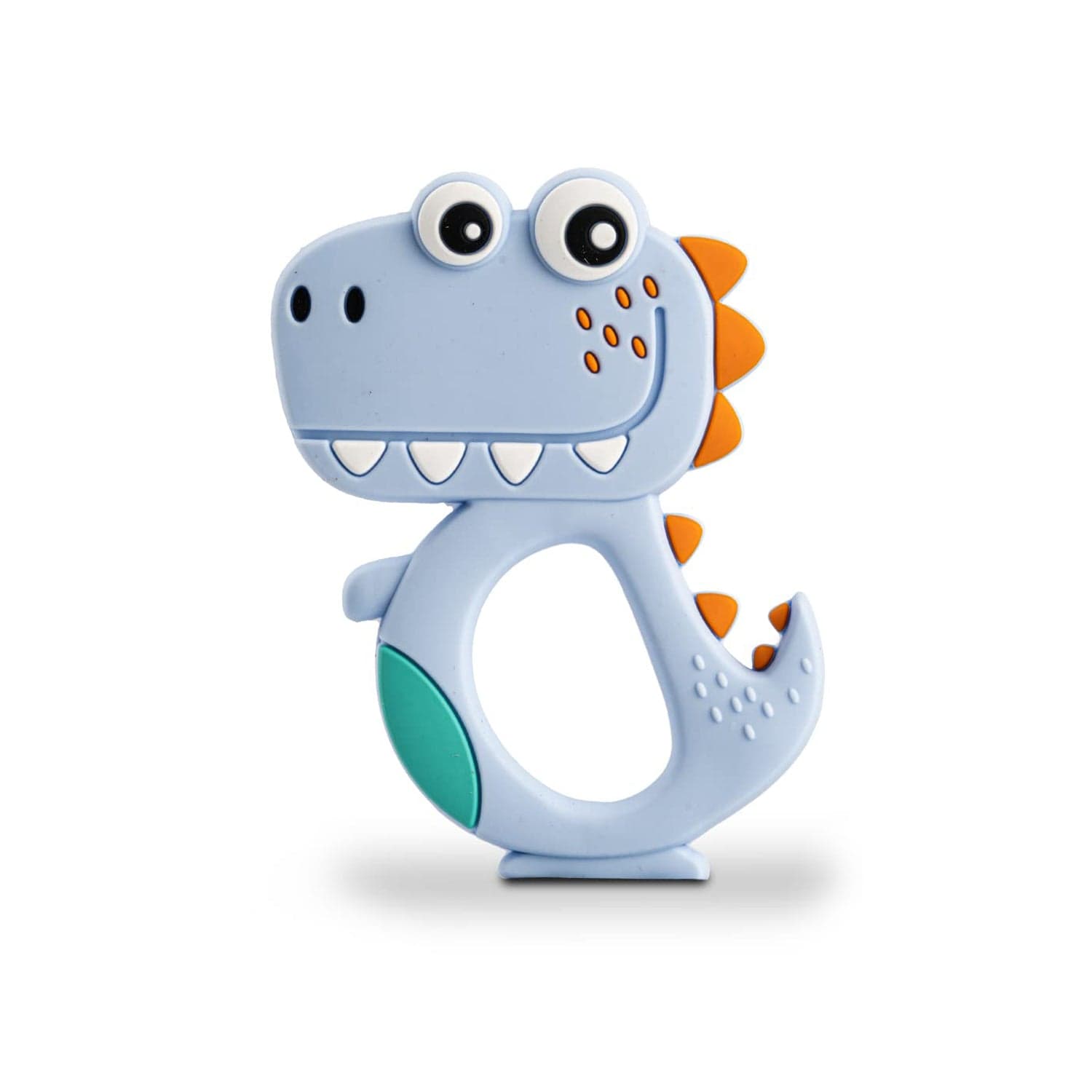 Silicone Dinosaur Teether for Baby (1 Pc / Mix Design & Color) thumbnail 4