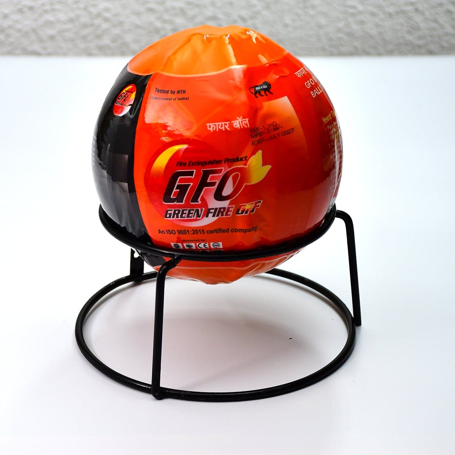 GFO (Green Fire Ball) Automatic Fire Safety Ball for Office School Warehouse Home | FIRE Extinguisher Ball. thumbnail 1