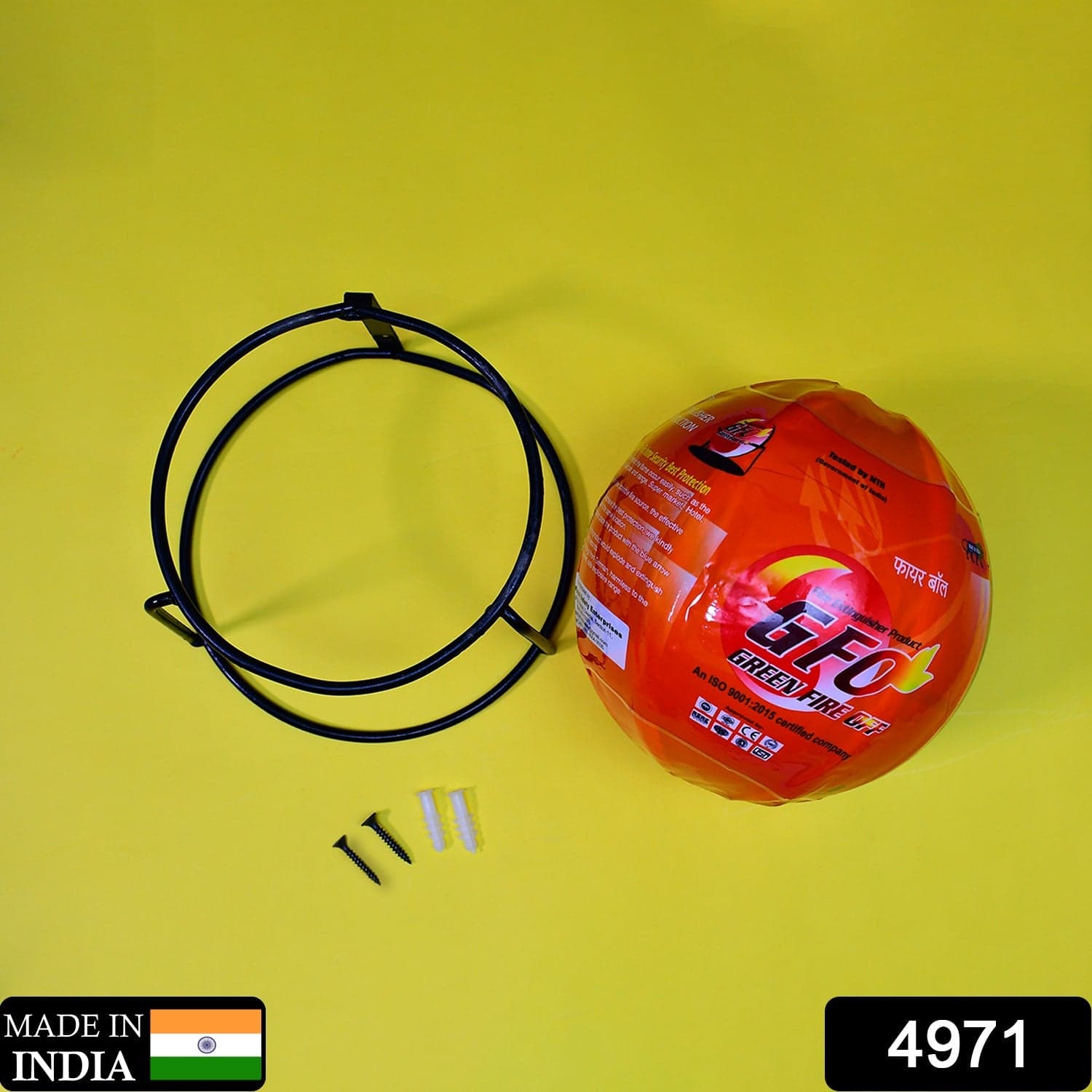 GFO (Green Fire Ball) Automatic Fire Safety Ball for Office School Warehouse Home | FIRE Extinguisher Ball. thumbnail 2