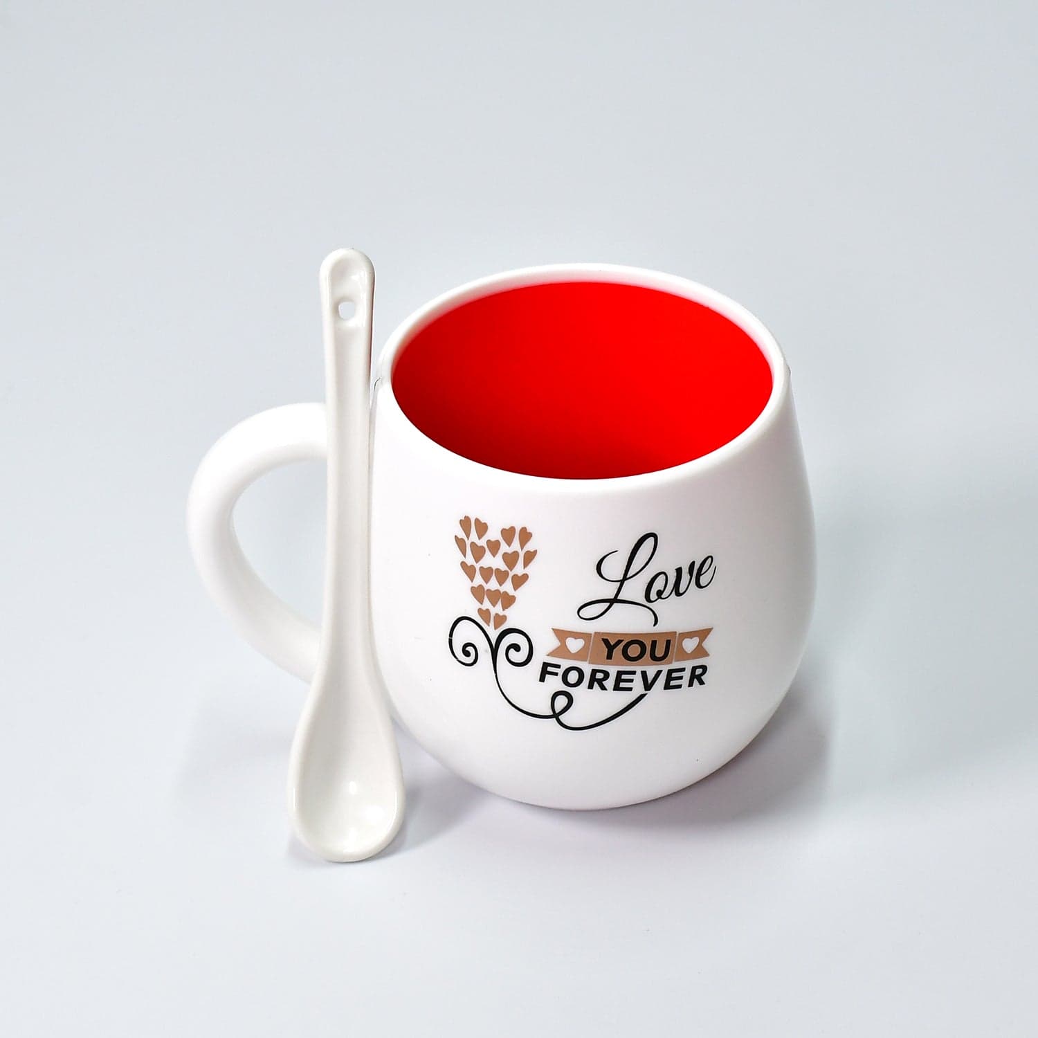 Multi design coffee Mug With Spoon and box packing. Ceramic Mugs to Gift your Best Friend Tea Mugs Coffee Mugs Microwave Safe (1 Pc / Mix Color) thumbnail 4