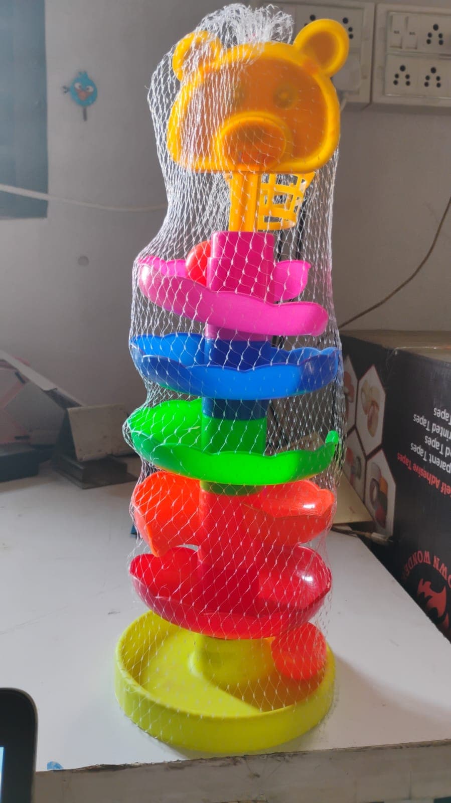 5 Layer Ball Drop and Roll Swirling Tower Educational Toy (1 Pc) thumbnail 9