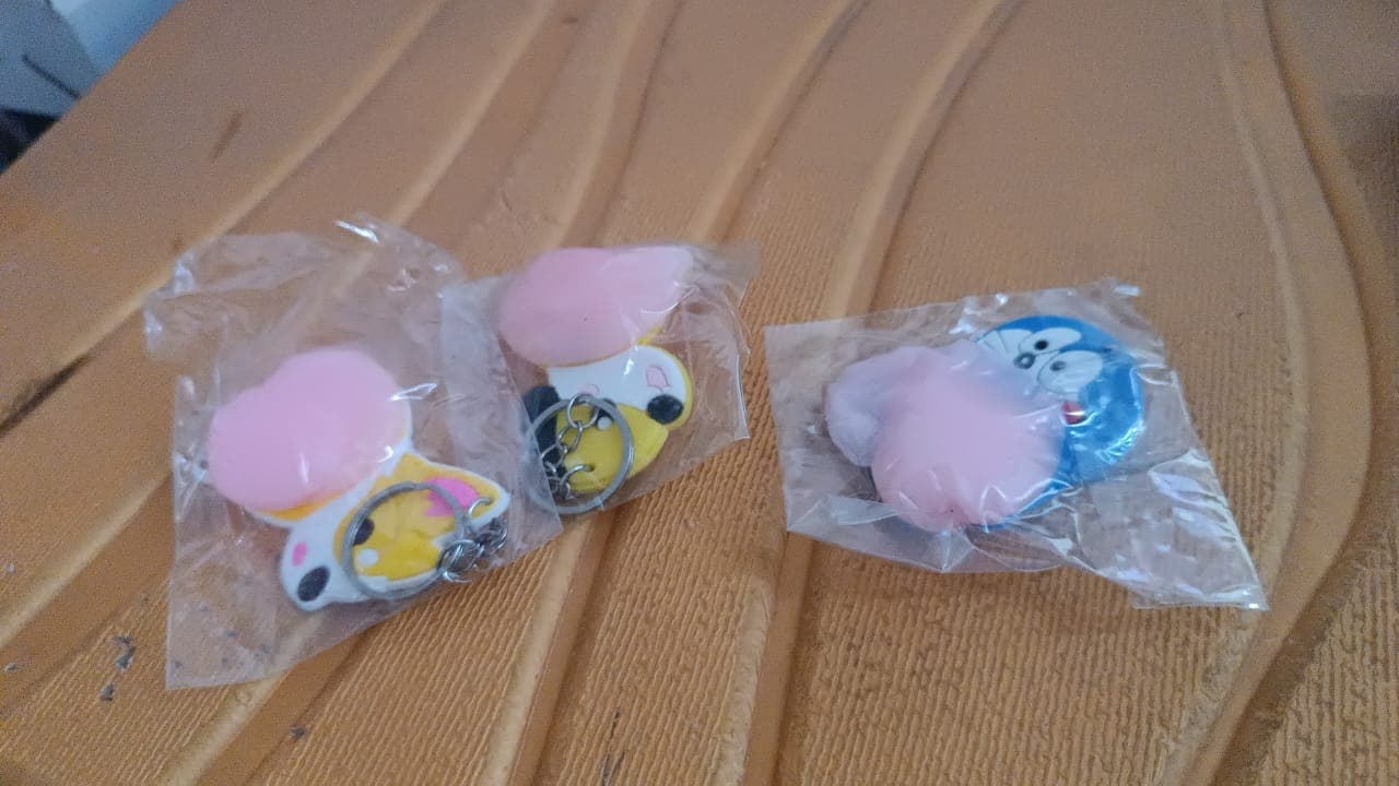 Cartoon Animal Keychain 1 Pc thumbnail 6