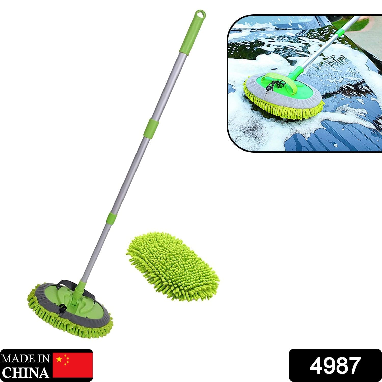 Car Duster Microfiber Flexible Duster Car Wash | Car Cleaning Accessories | Microfiber | Brush | Dry / Wet Home thumbnail 2