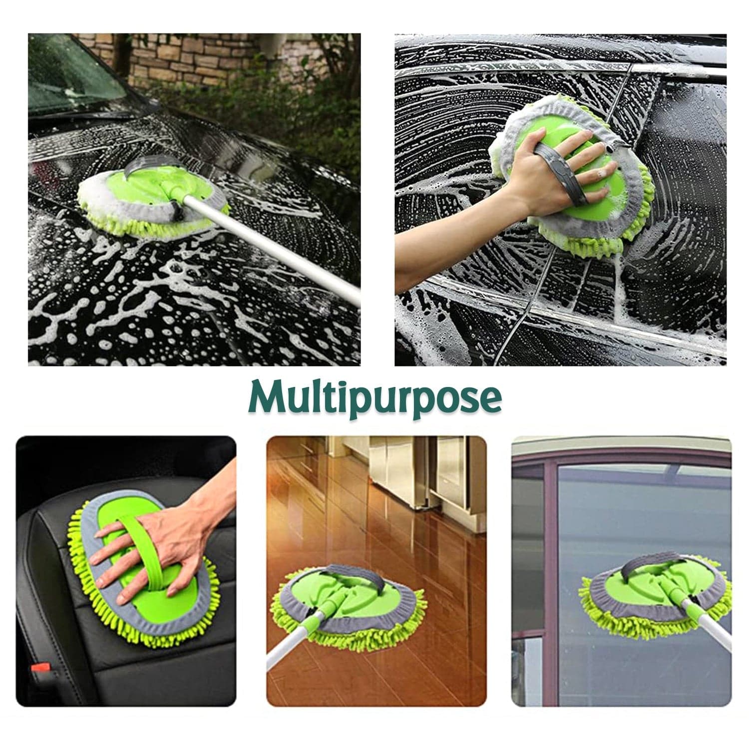 Car Duster Microfiber Flexible Duster Car Wash | Car Cleaning Accessories | Microfiber | Brush | Dry / Wet Home thumbnail 5