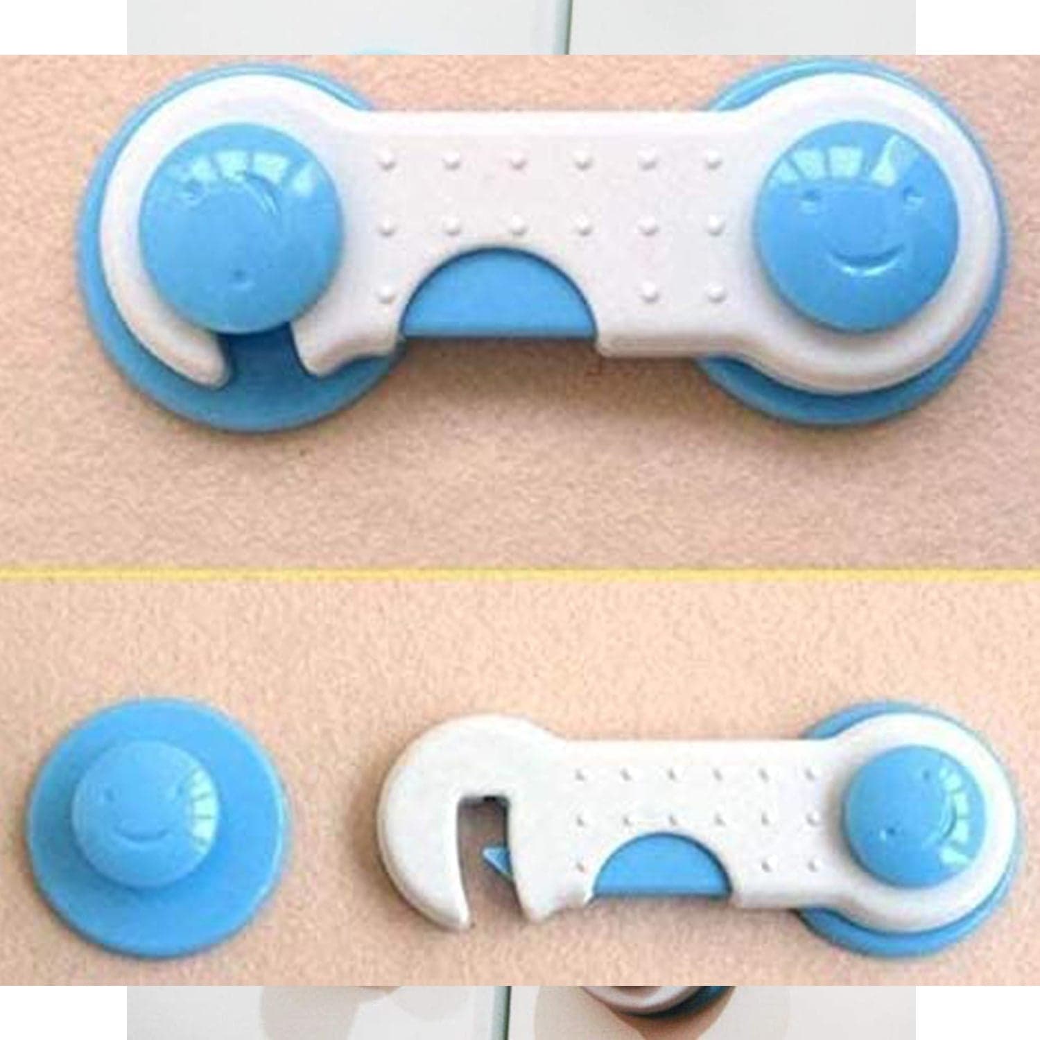 Child Safety lock Proofing for Cabinet Toilet Seat Fridge Door Drawers ( 1 pc) thumbnail 7