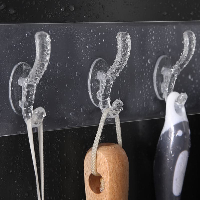 Adhesive Transparent Heavy Duty Wall Hook thumbnail 3