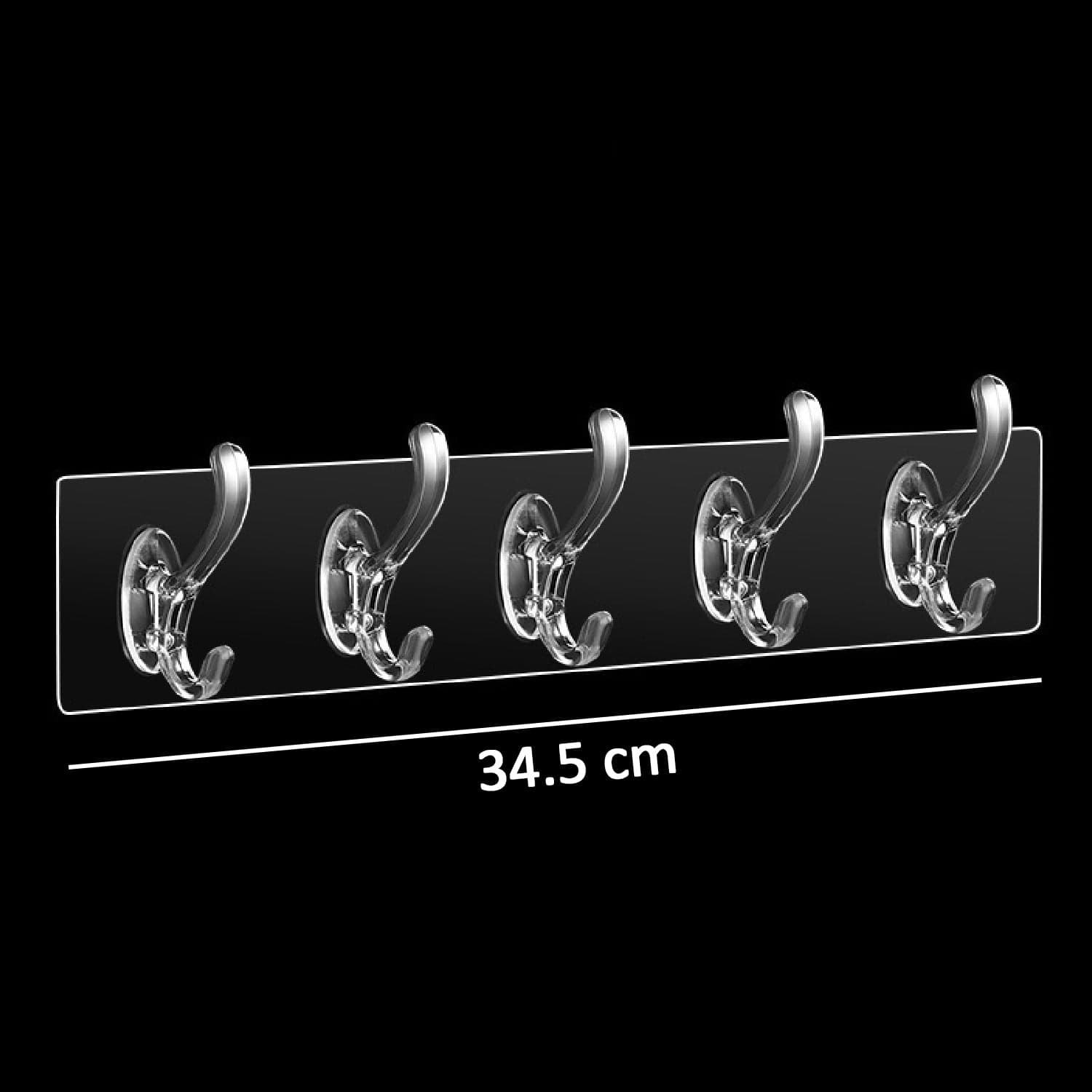 Adhesive Transparent Heavy Duty Wall Hook thumbnail 6