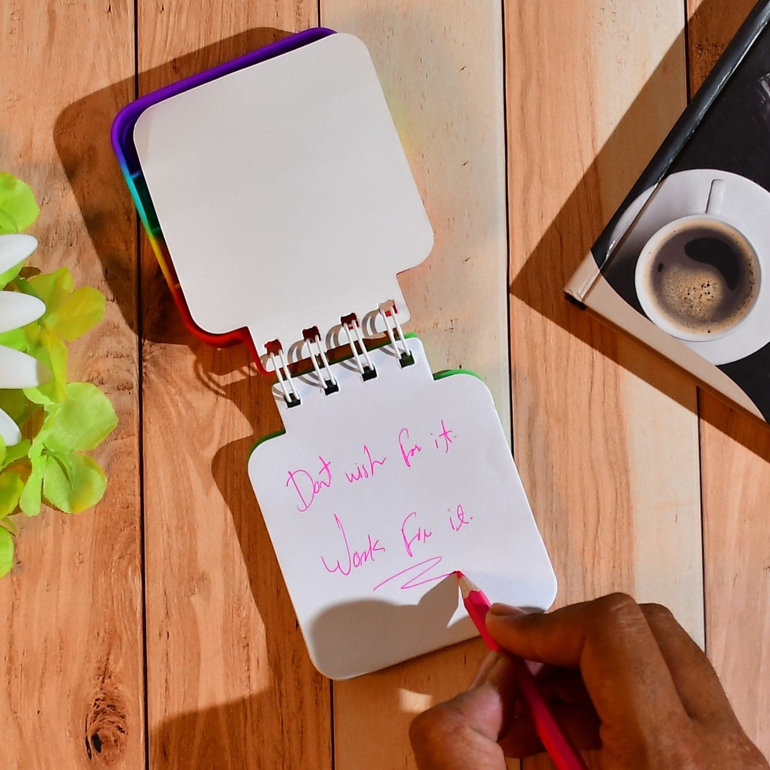 Square it Fidget Spiral Notebook Bubble Push Fidget Silicon Toy Book Stress Relief Anxiety School Stationery Notebook. thumbnail 7