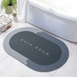 Super Absorbent Floor Mat, Bath Mat, Soft Carpet, Slip-Resistant Bathing Room Rug Floor Door Mat, Instant Drying Mat, Bathroom Rug, Absorbent Bath Mat ID-4997