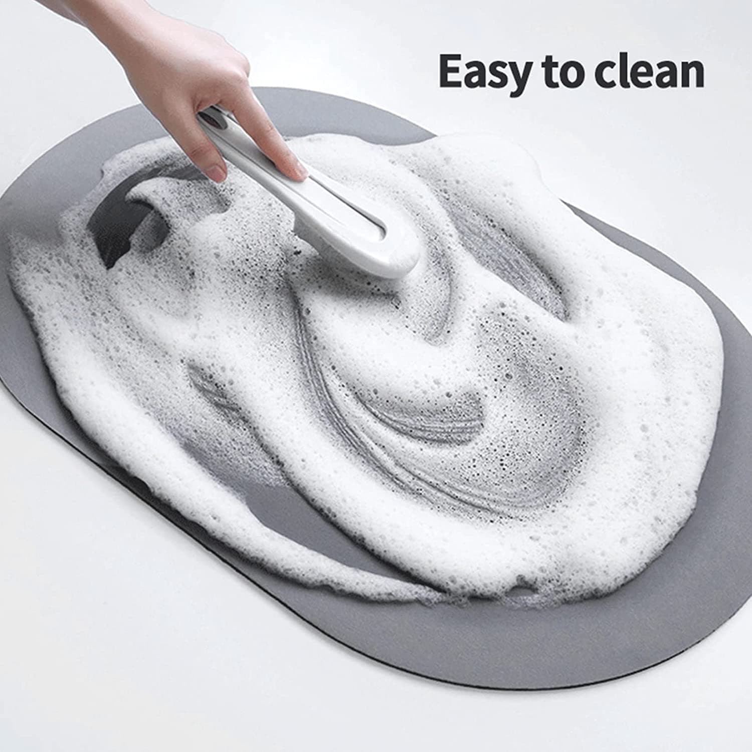 Floor Mat, Bath Mat, Doormat, Bathroom Carpet. Cushion Mat Super Absorbent Soft Carpet, Quick Dry Dirt Barrier For Home, Office thumbnail 6