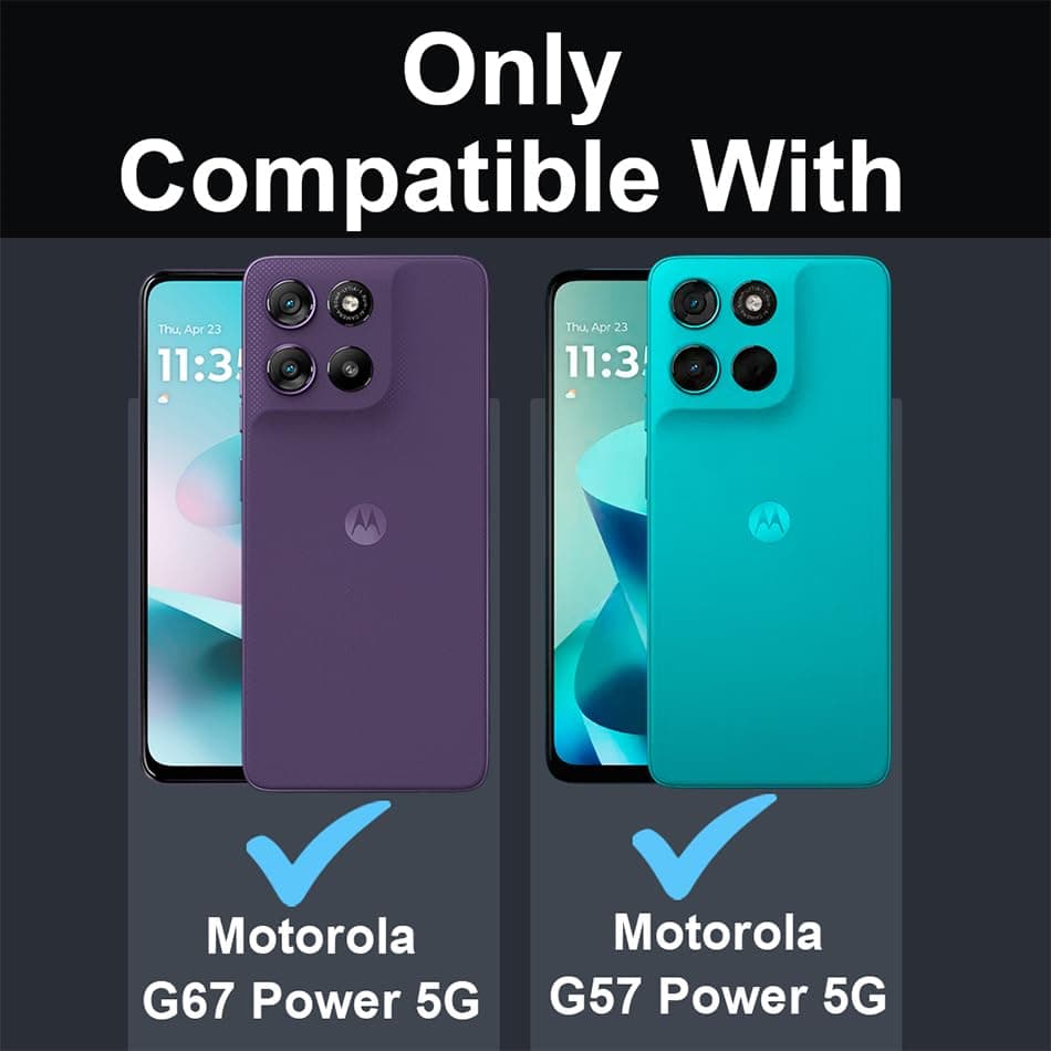 Shockproof Crystar Clear Back Case Cover For Motorola G67 Power 5G / Motorola G57 Power 5G | Transparent Back Cover | Raised Bumps For Camera & Screen Protection thumbnail 3
