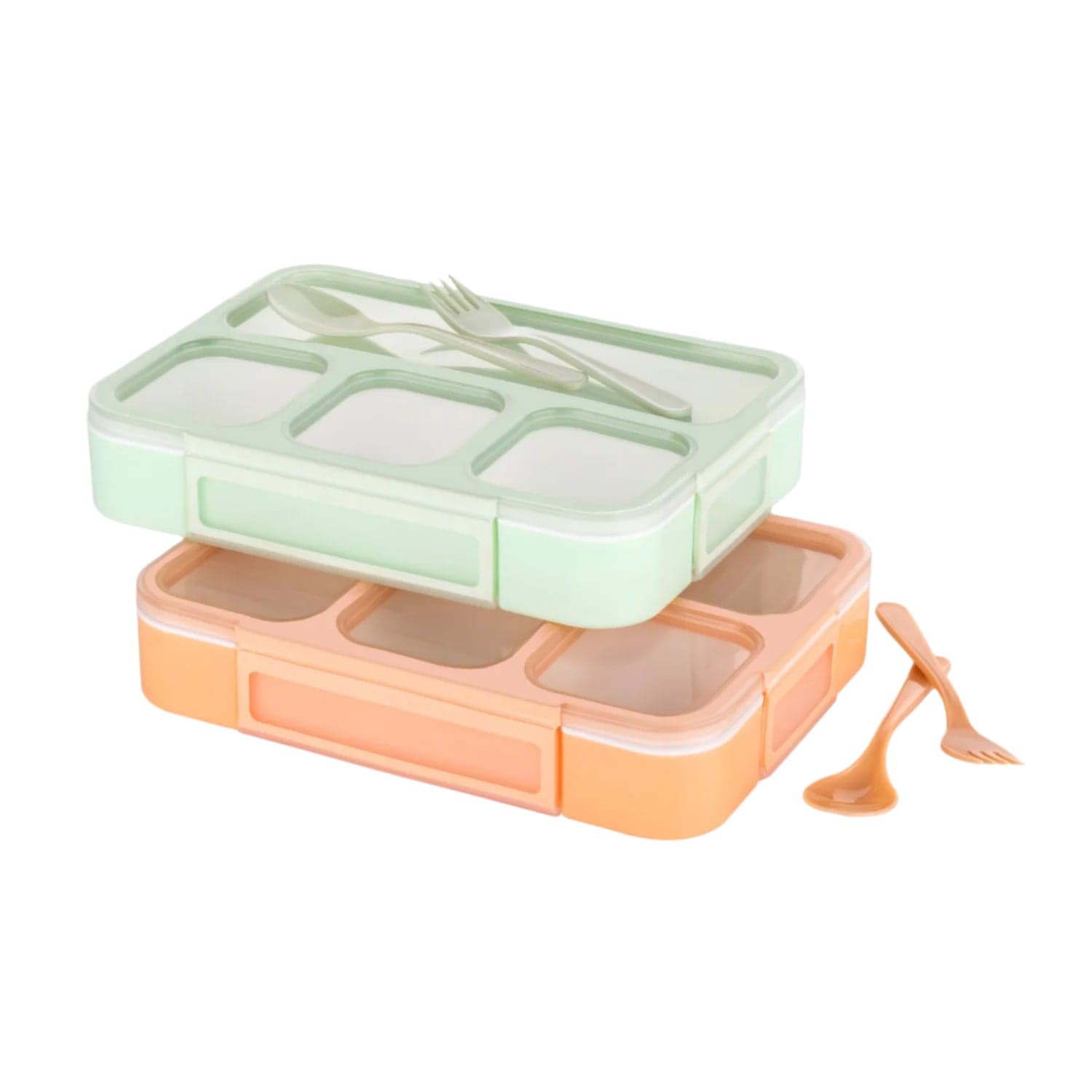 Leak-Proof Lunch Box with 4 Compartments for School & Office Use thumbnail 5