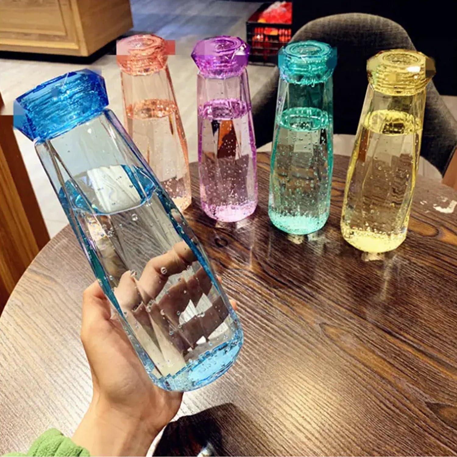 Glass Fridge Water Bottle Plastic Cap For Home & Kitchen Use thumbnail 3